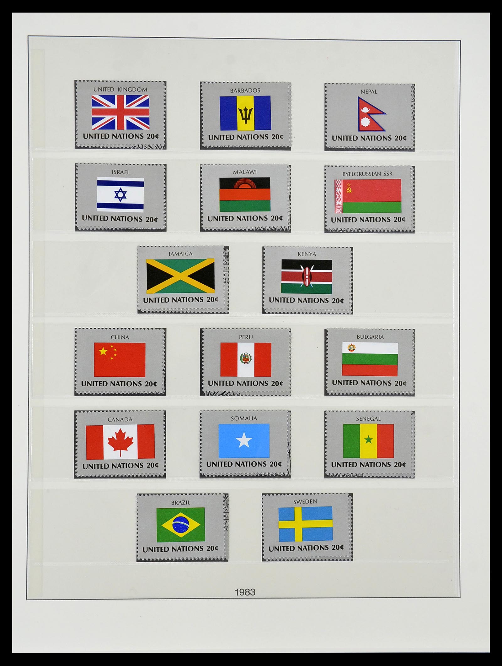 34515 084 - Postzegelverzameling 34515 Verenigde Naties 1951-2005.