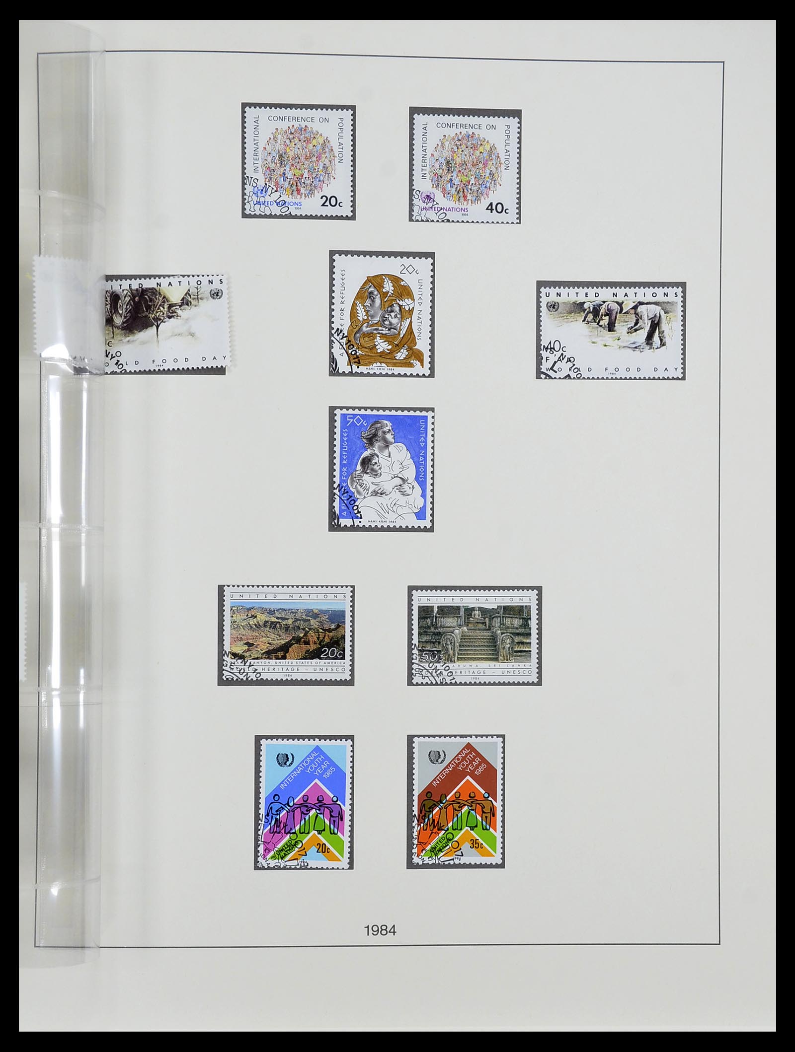 34515 087 - Postzegelverzameling 34515 Verenigde Naties 1951-2005.
