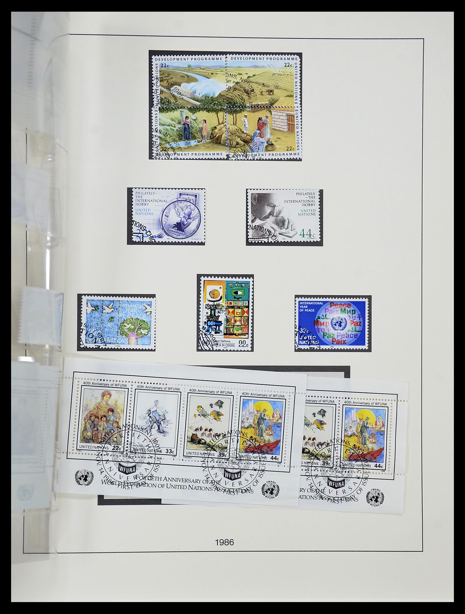 34515 095 - Postzegelverzameling 34515 Verenigde Naties 1951-2005.