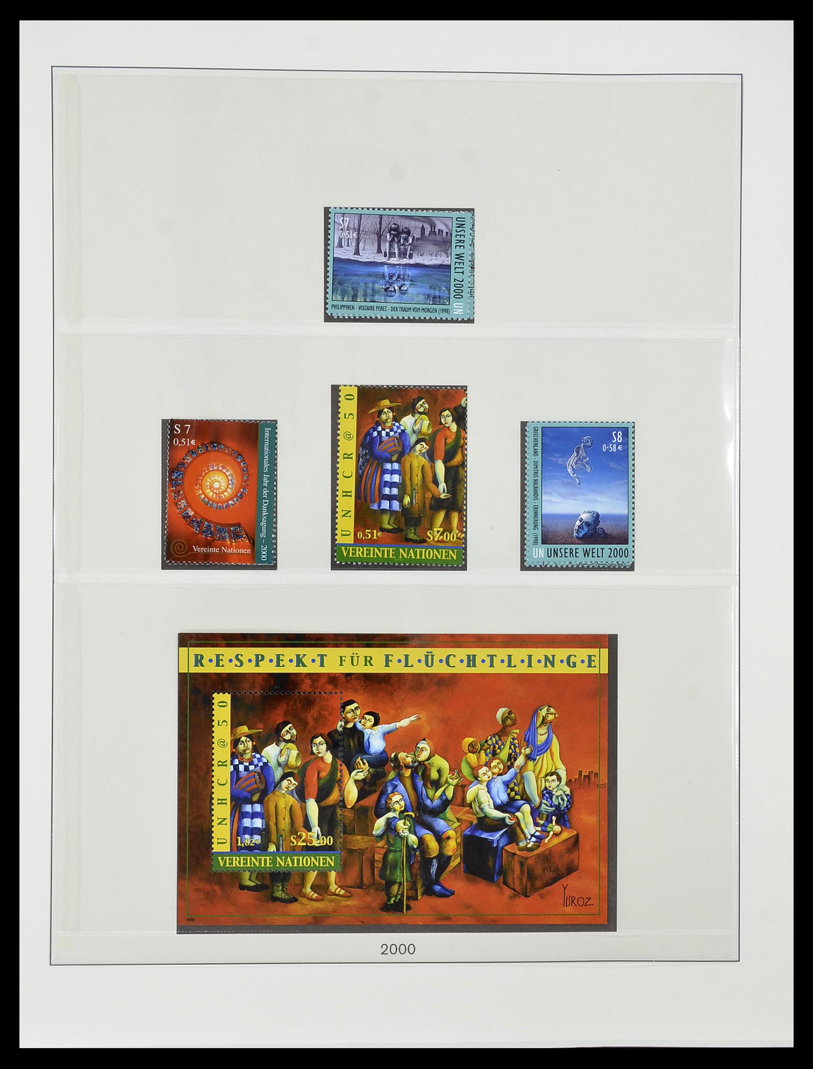 34515 482 - Postzegelverzameling 34515 Verenigde Naties 1951-2005.