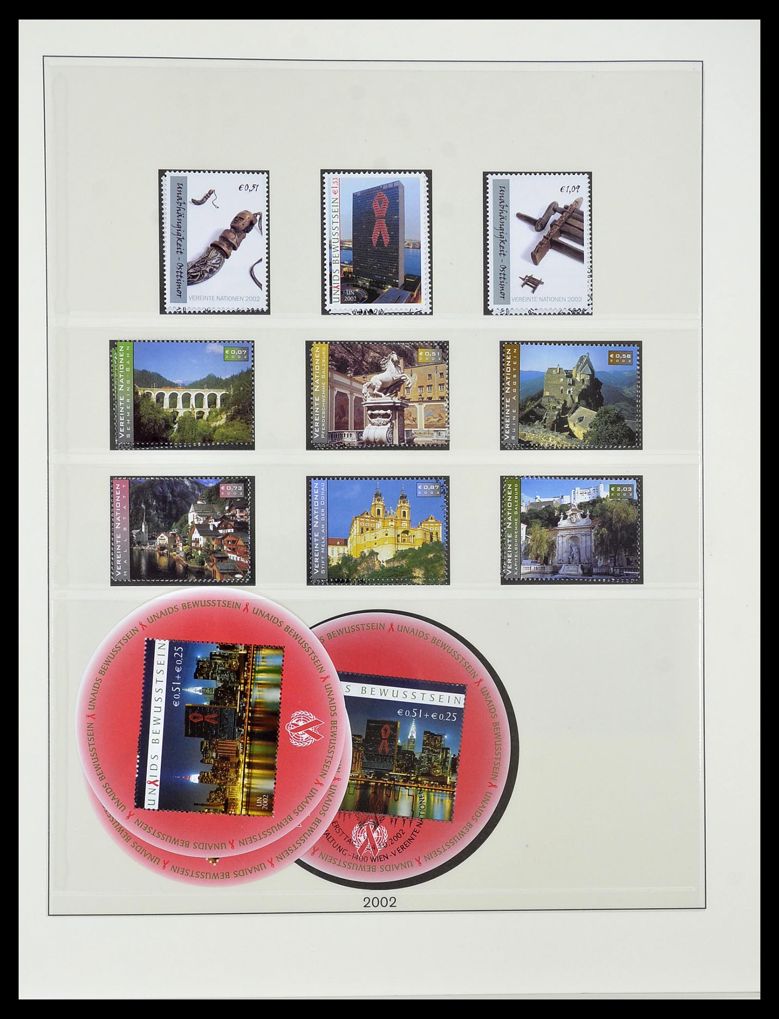 34515 490 - Postzegelverzameling 34515 Verenigde Naties 1951-2005.