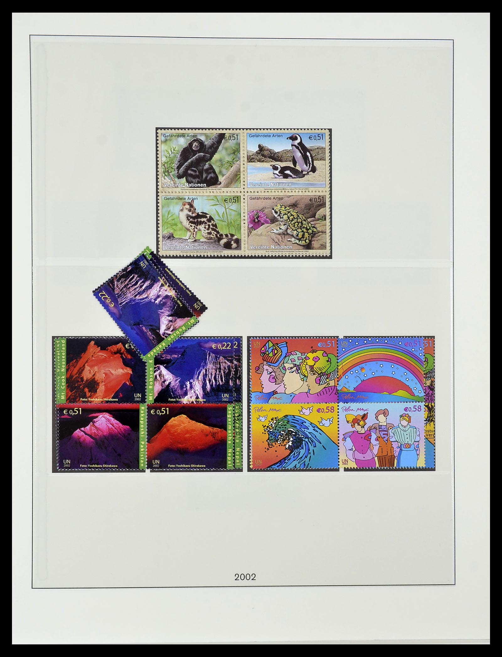 34515 492 - Postzegelverzameling 34515 Verenigde Naties 1951-2005.