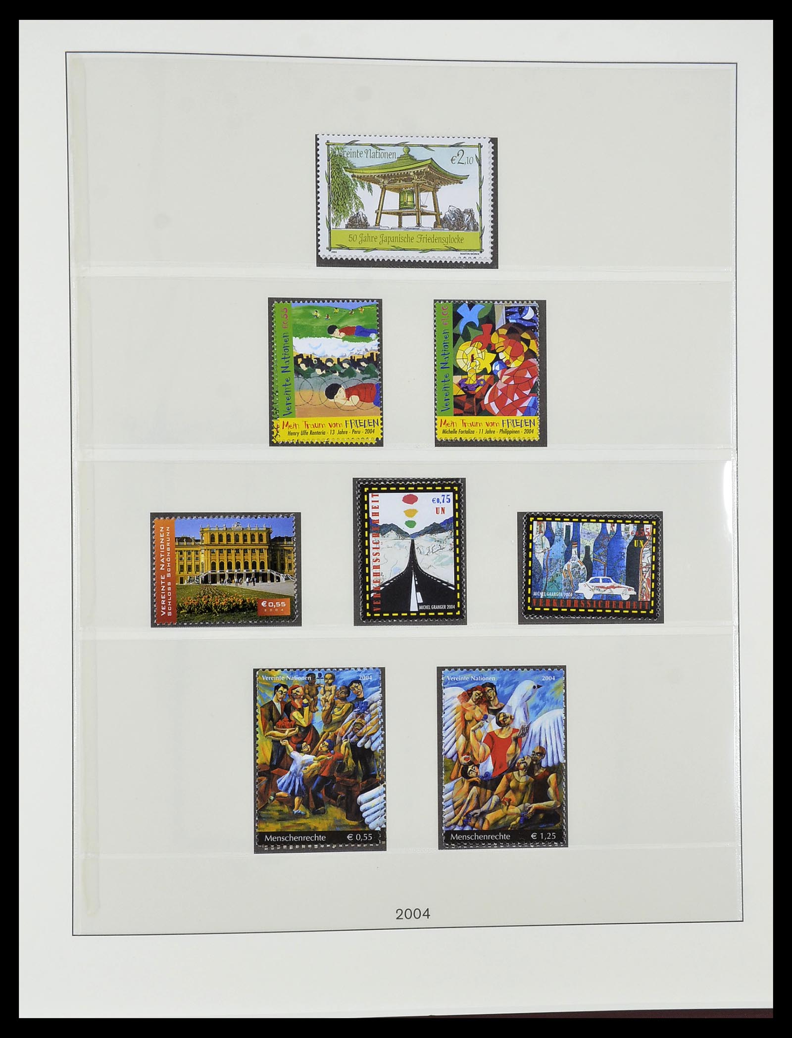 34515 504 - Postzegelverzameling 34515 Verenigde Naties 1951-2005.