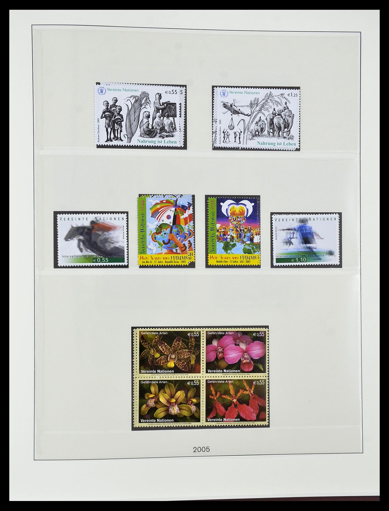 34515 508 - Postzegelverzameling 34515 Verenigde Naties 1951-2005.