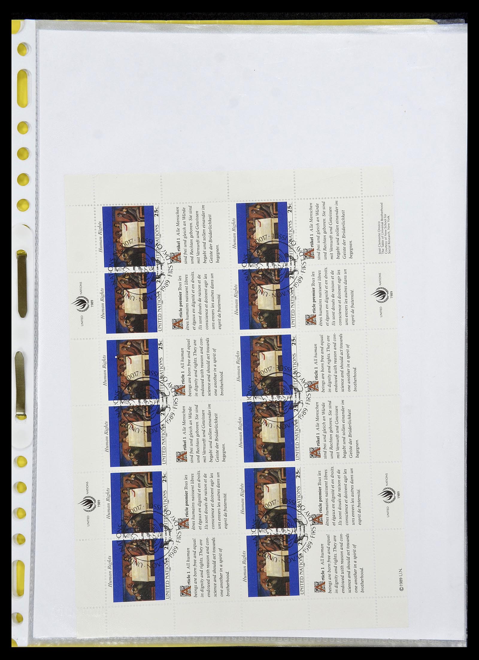 34515 510 - Postzegelverzameling 34515 Verenigde Naties 1951-2005.