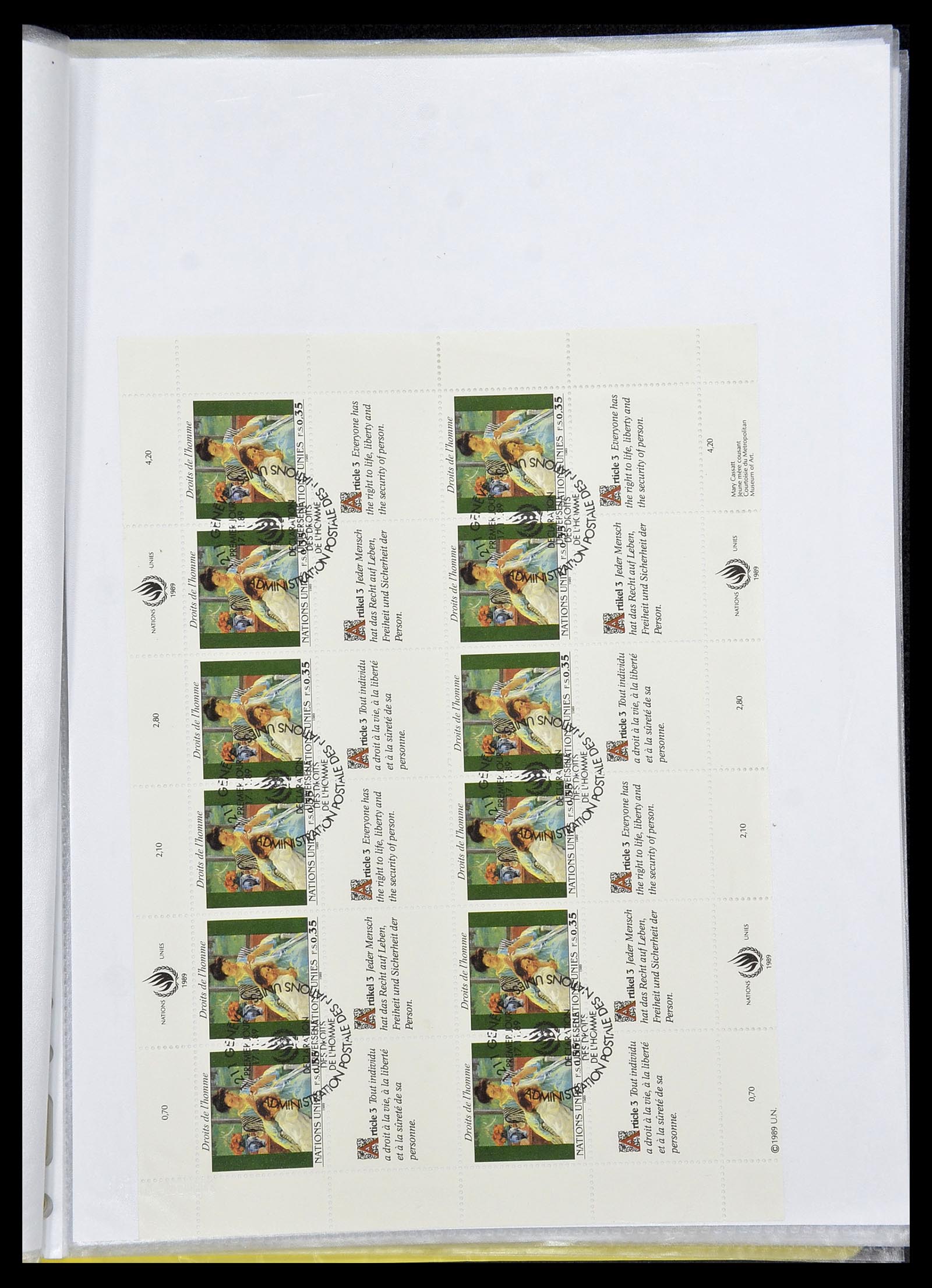 34515 511 - Postzegelverzameling 34515 Verenigde Naties 1951-2005.