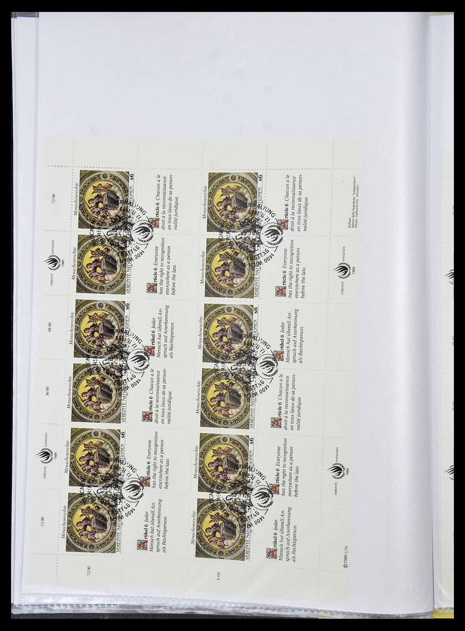 34515 516 - Postzegelverzameling 34515 Verenigde Naties 1951-2005.