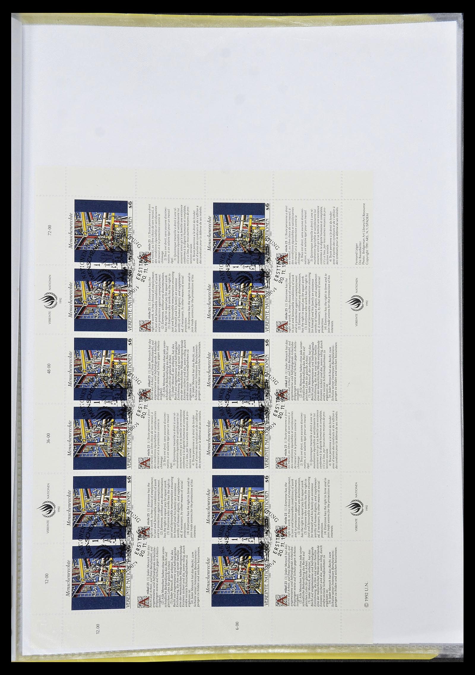 34515 517 - Postzegelverzameling 34515 Verenigde Naties 1951-2005.