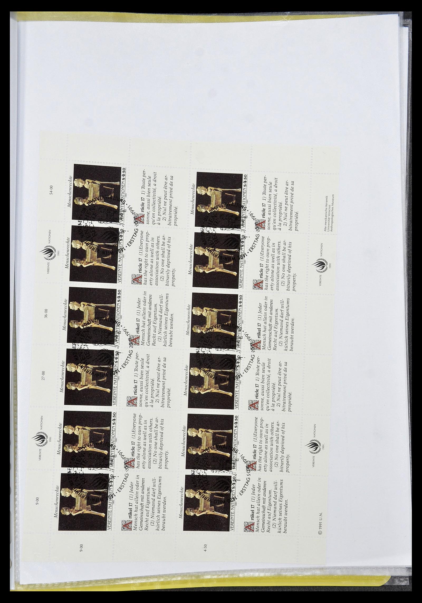 34515 519 - Postzegelverzameling 34515 Verenigde Naties 1951-2005.