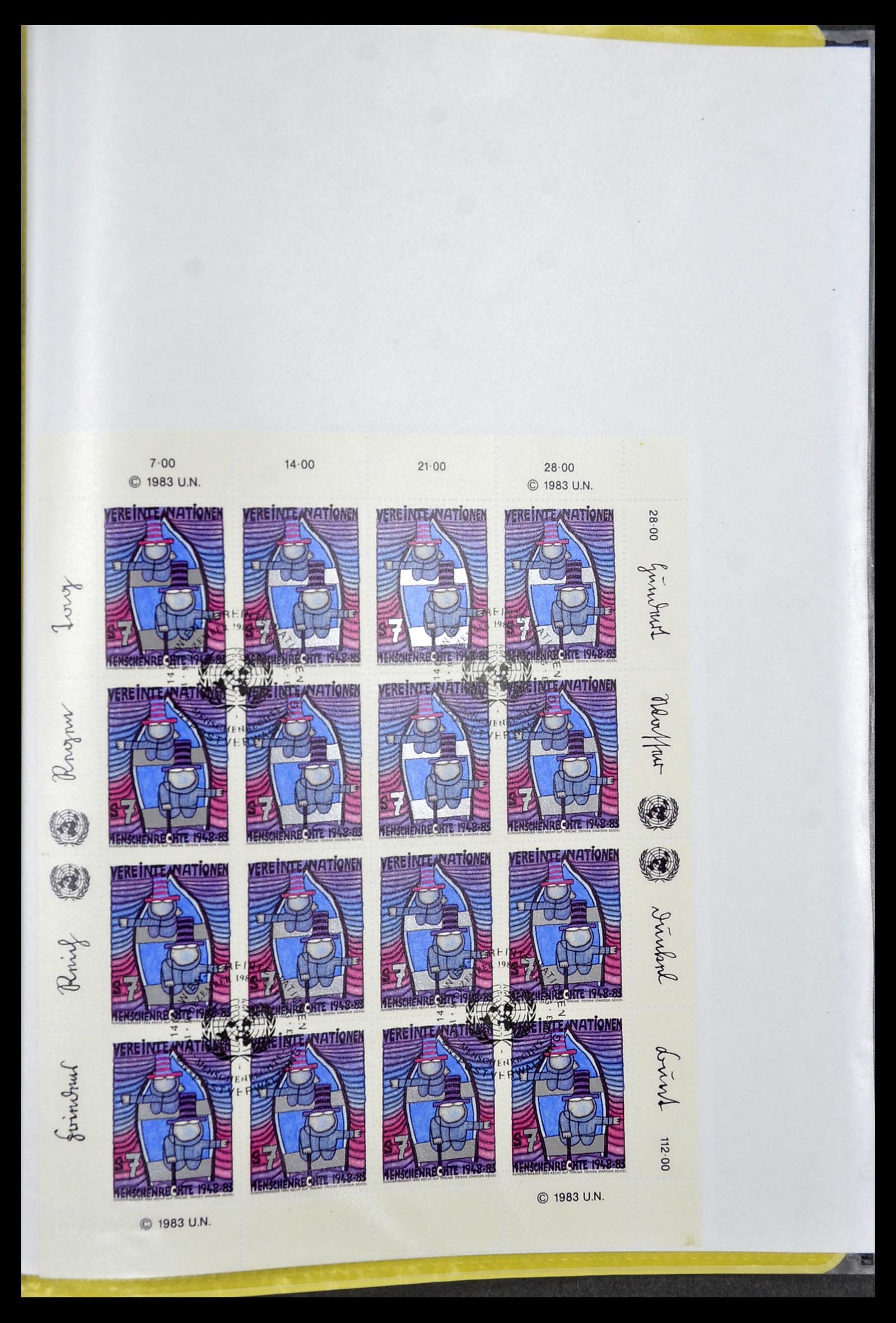 34515 522 - Postzegelverzameling 34515 Verenigde Naties 1951-2005.