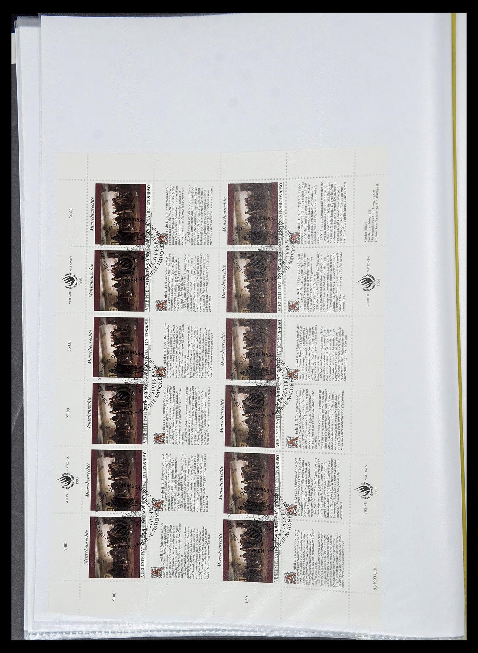 34515 523 - Postzegelverzameling 34515 Verenigde Naties 1951-2005.