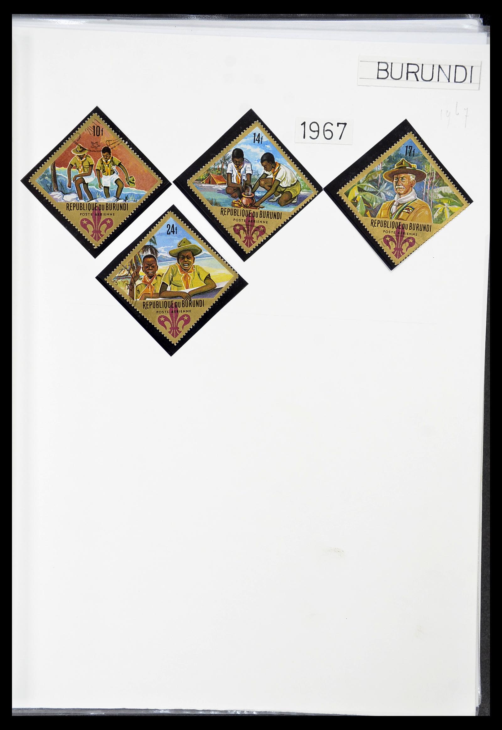 34516 003 - Postzegelverzameling 34516 Motief Scouting 1931-2007.