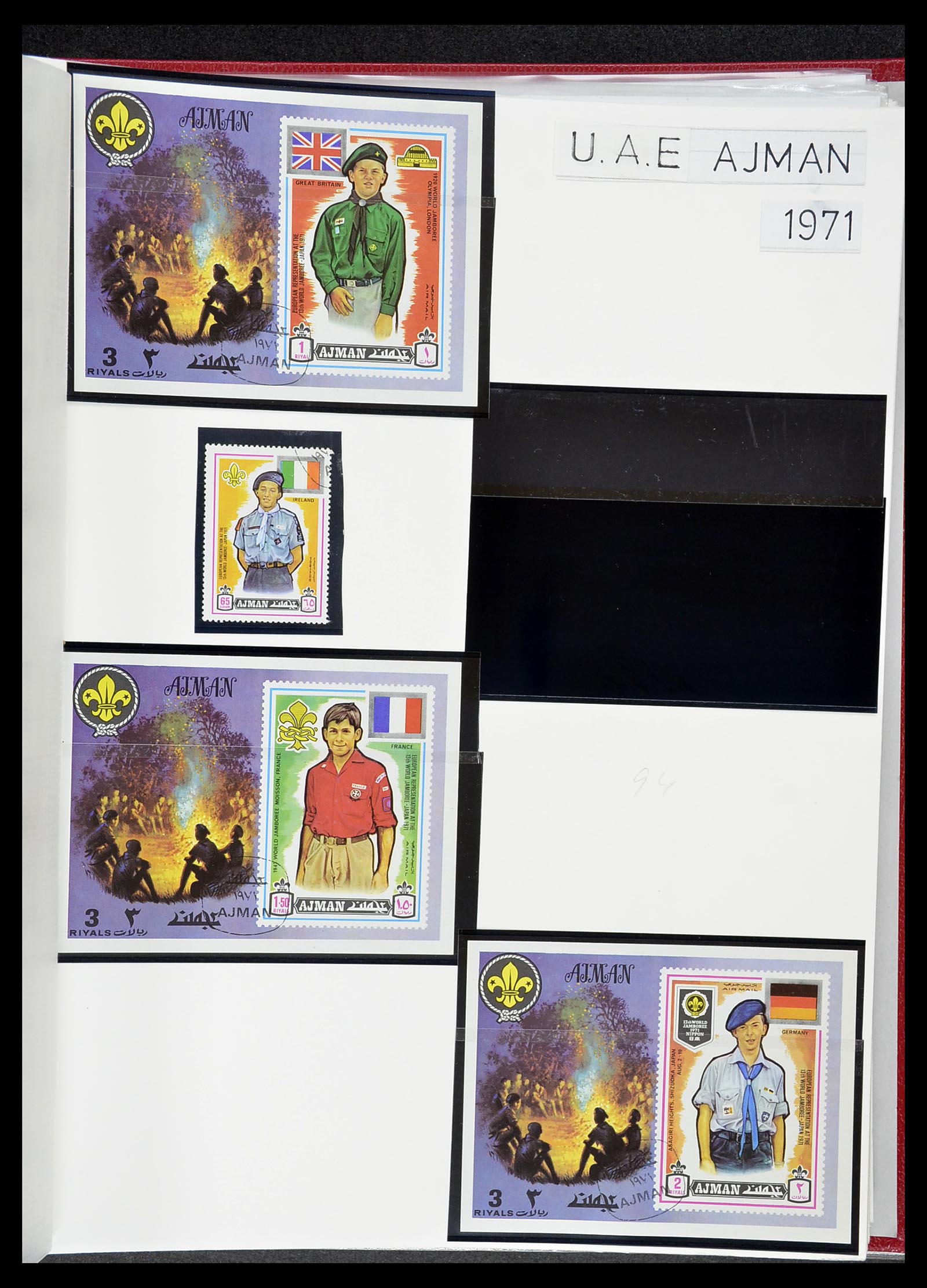 34516 027 - Postzegelverzameling 34516 Motief Scouting 1931-2007.