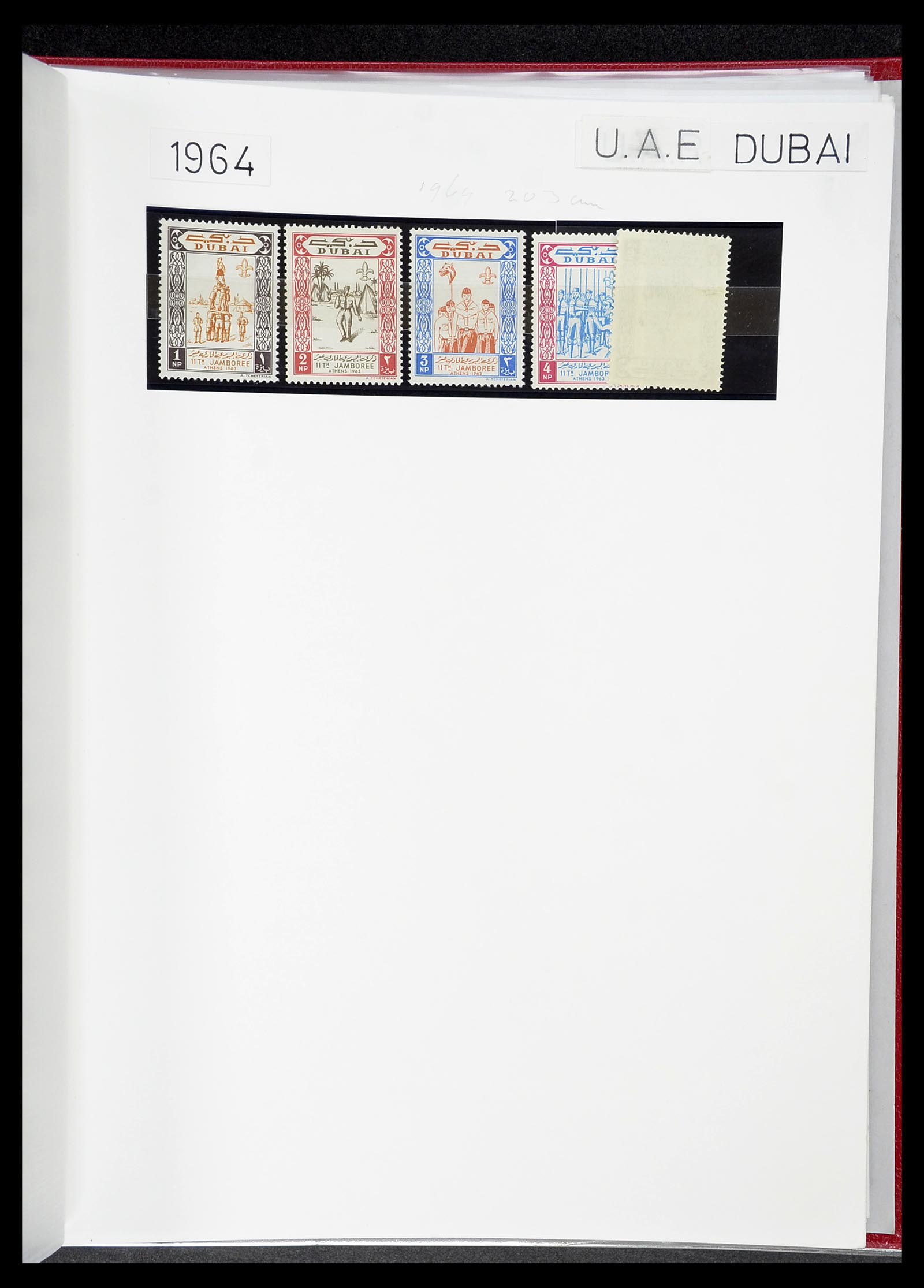 34516 031 - Postzegelverzameling 34516 Motief Scouting 1931-2007.