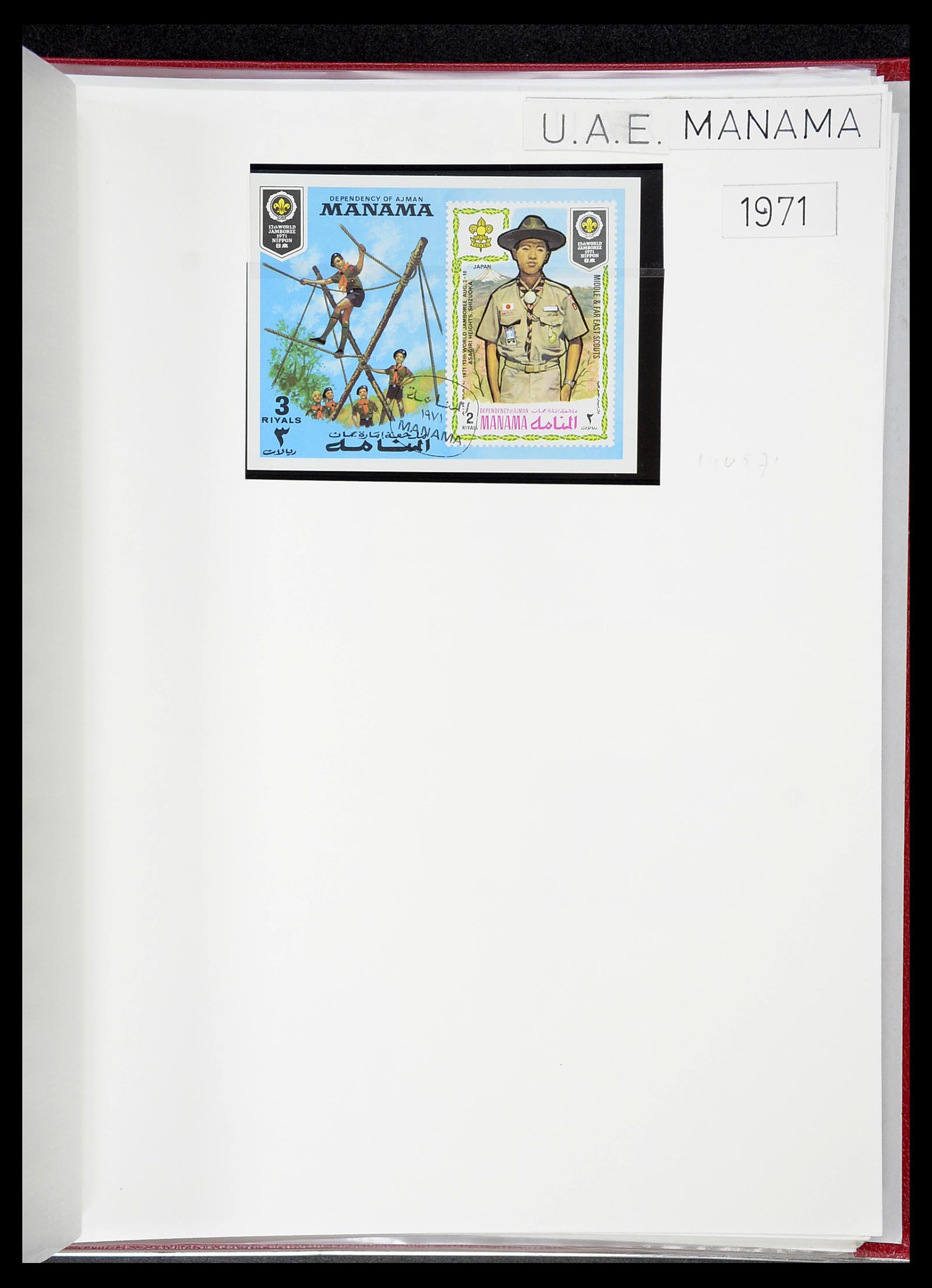 34516 035 - Postzegelverzameling 34516 Motief Scouting 1931-2007.