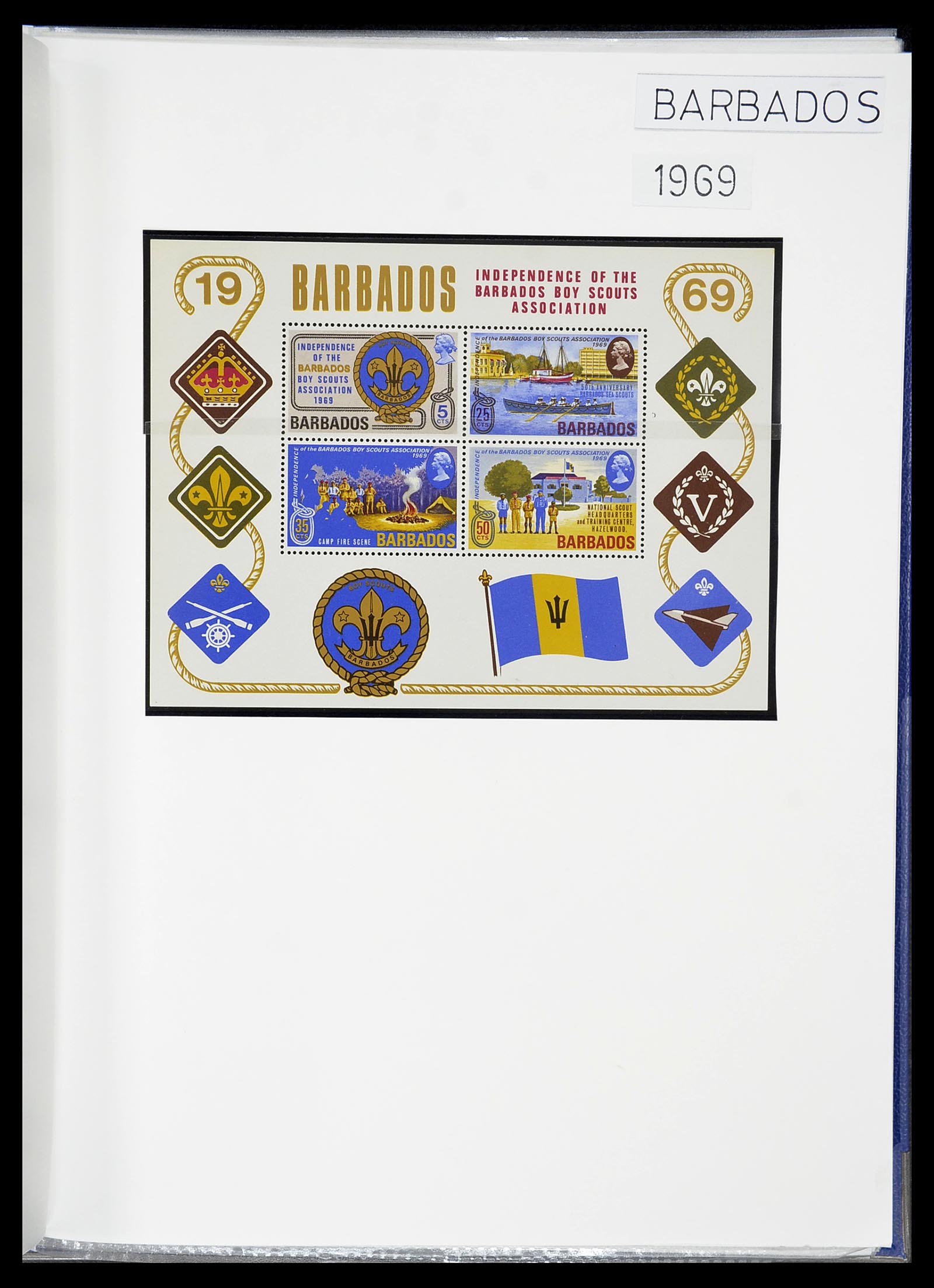 34516 060 - Postzegelverzameling 34516 Motief Scouting 1931-2007.
