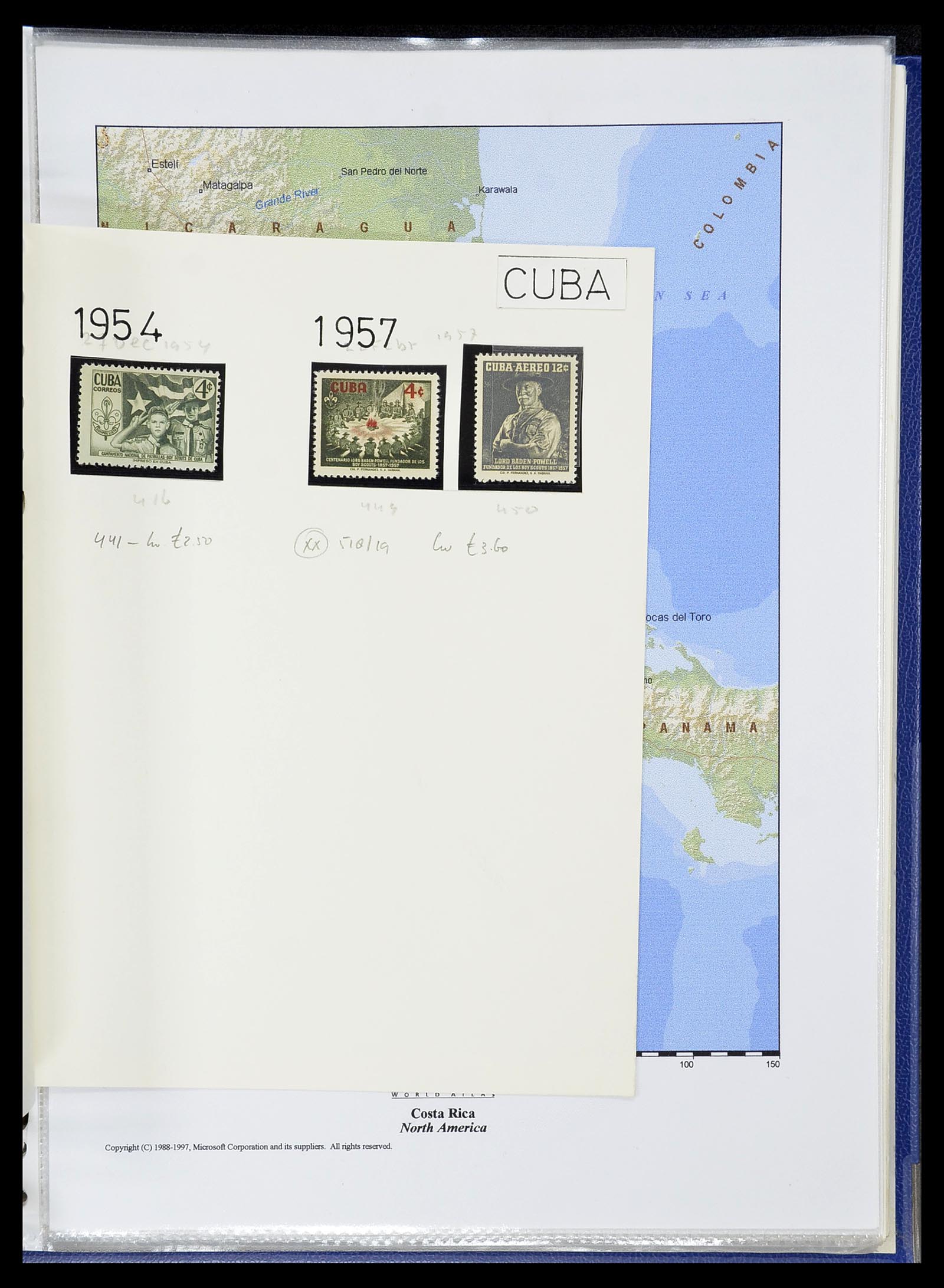 34516 067 - Postzegelverzameling 34516 Motief Scouting 1931-2007.