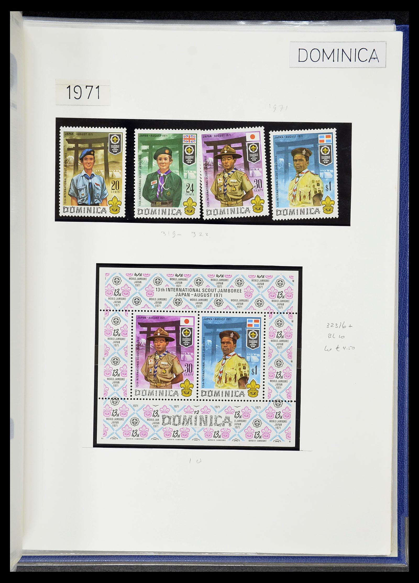 34516 069 - Postzegelverzameling 34516 Motief Scouting 1931-2007.