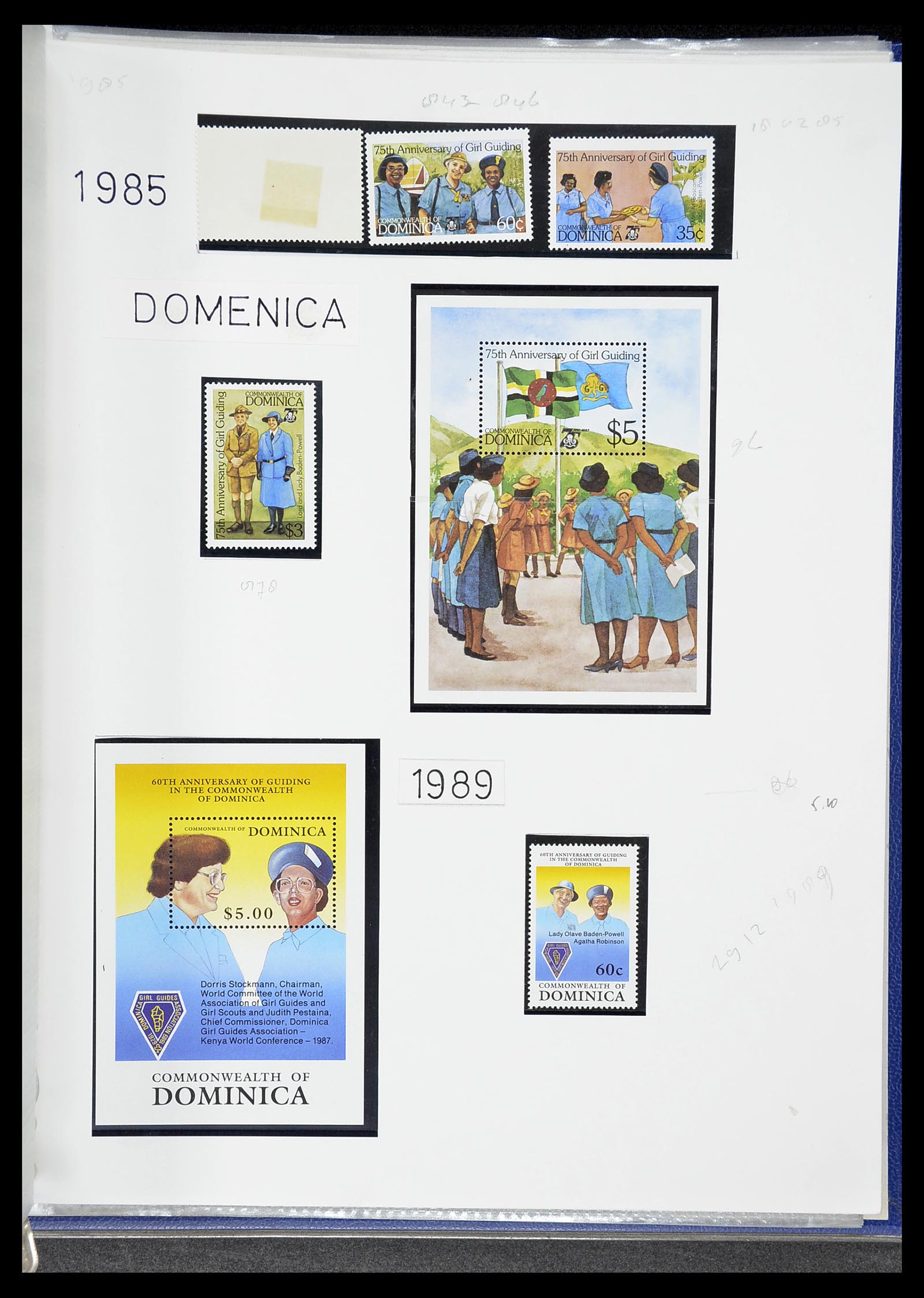 34516 072 - Postzegelverzameling 34516 Motief Scouting 1931-2007.