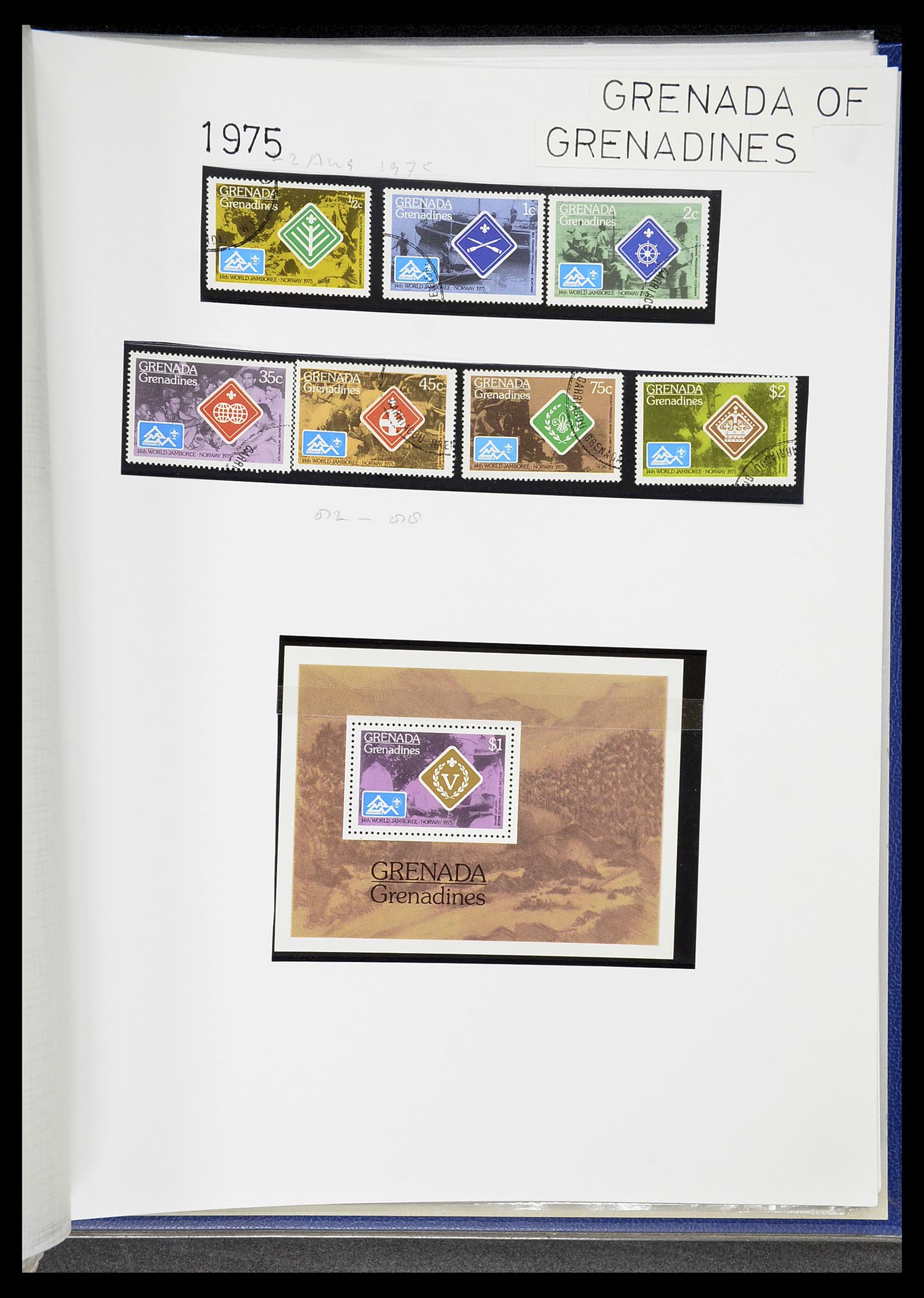 34516 074 - Postzegelverzameling 34516 Motief Scouting 1931-2007.