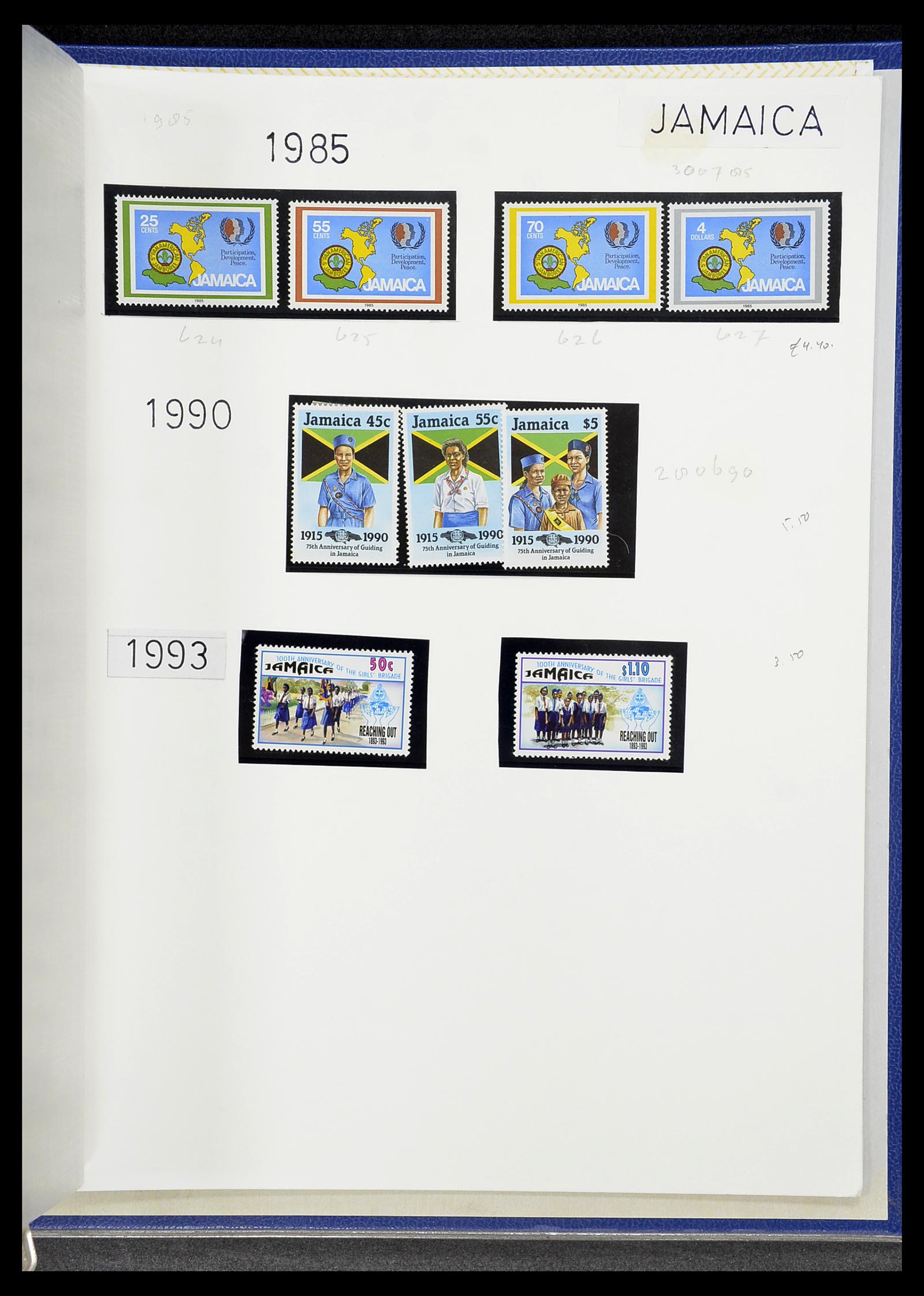 34516 080 - Postzegelverzameling 34516 Motief Scouting 1931-2007.