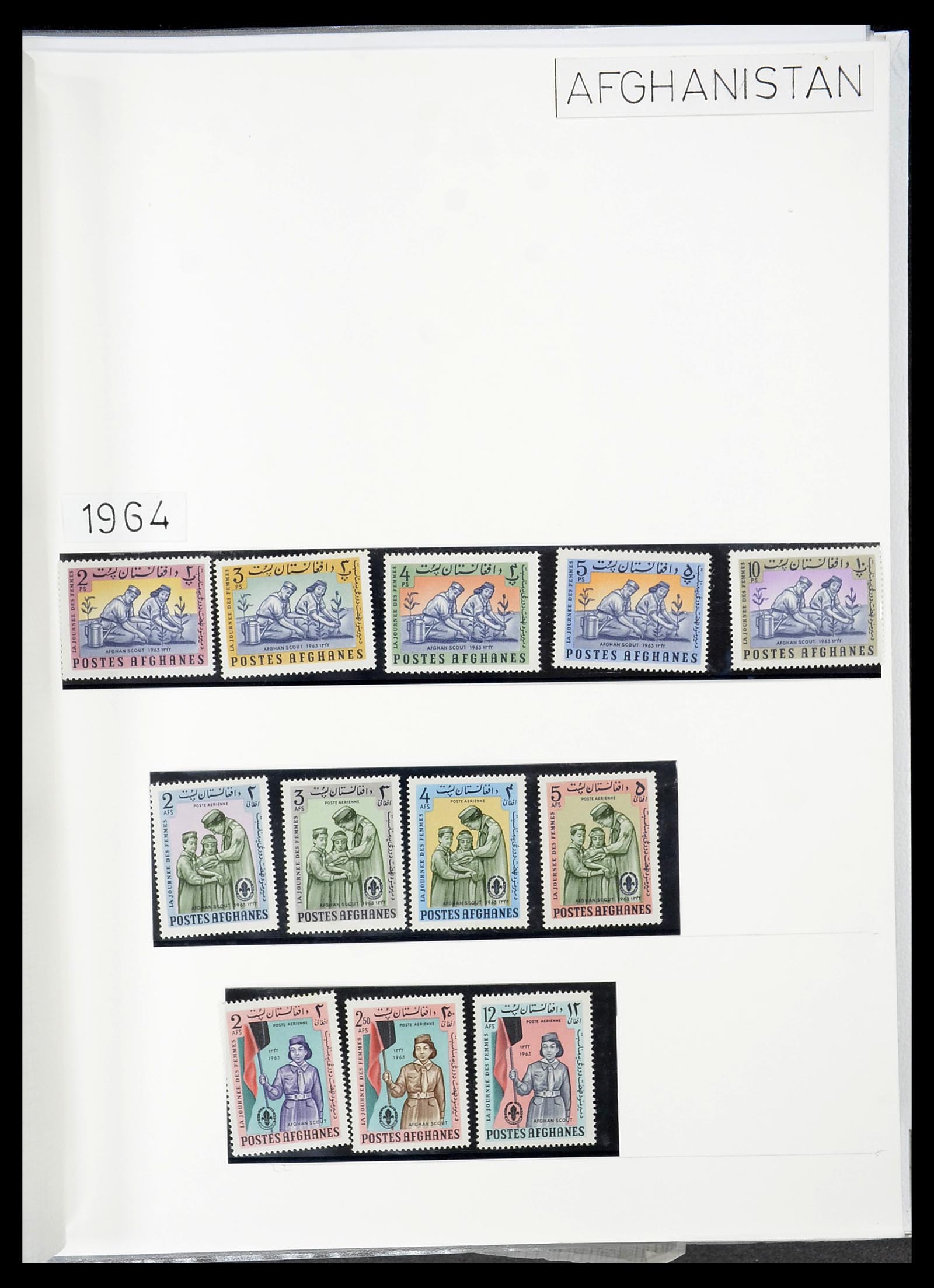 34516 082 - Postzegelverzameling 34516 Motief Scouting 1931-2007.