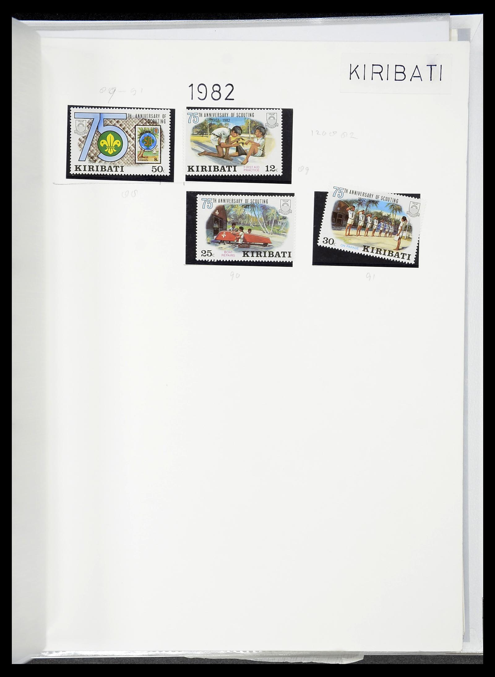 34516 095 - Postzegelverzameling 34516 Motief Scouting 1931-2007.