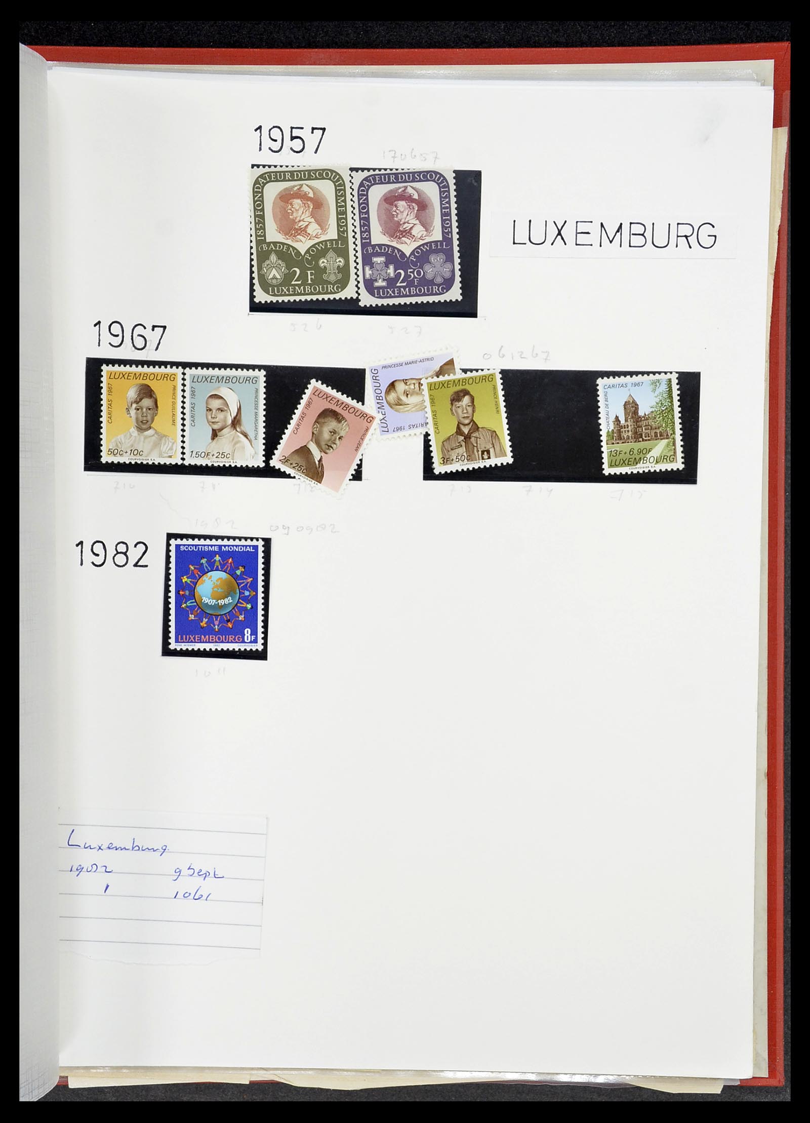 34516 125 - Postzegelverzameling 34516 Motief Scouting 1931-2007.