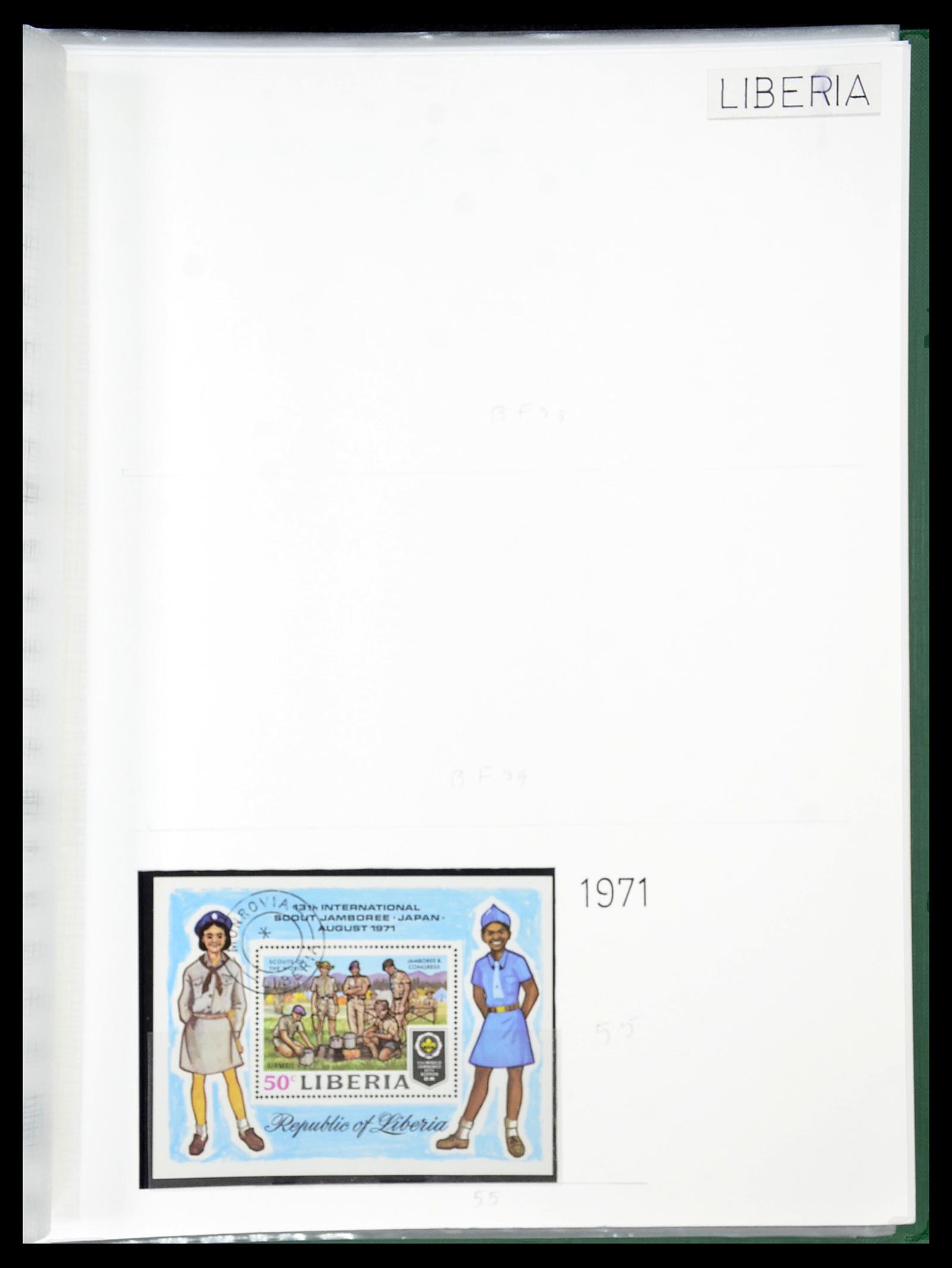 34516 132 - Postzegelverzameling 34516 Motief Scouting 1931-2007.