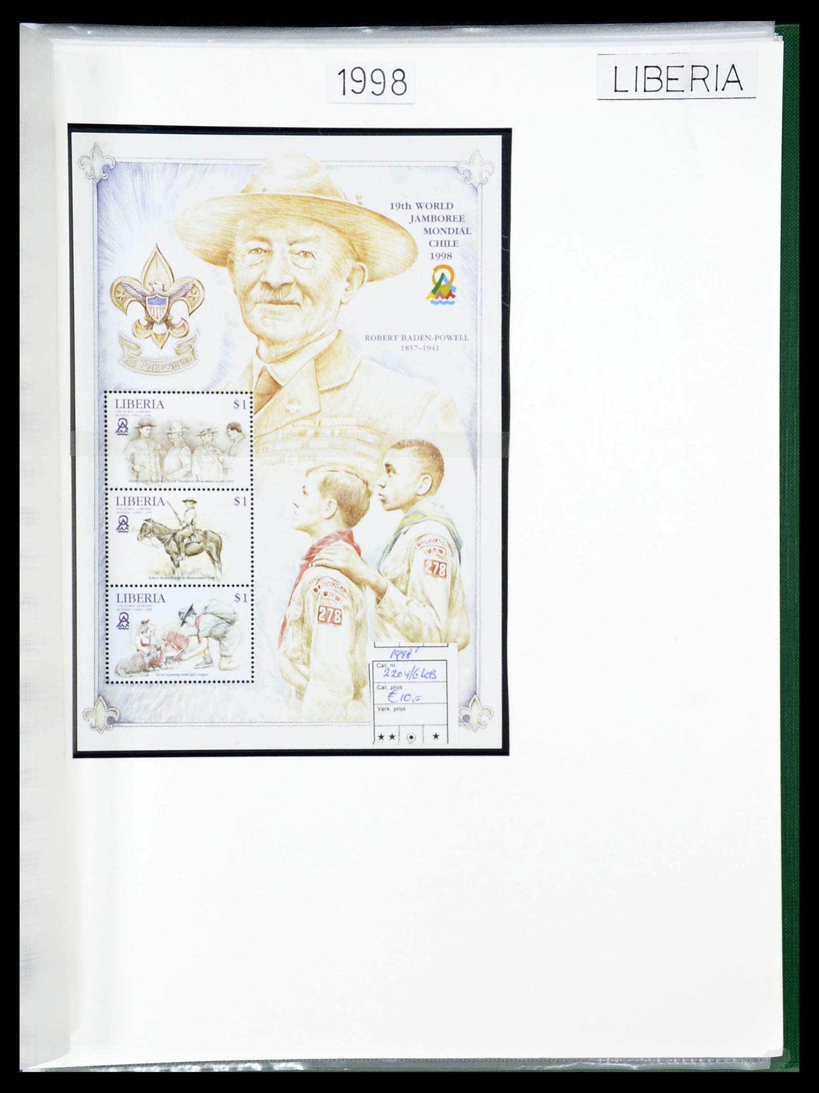 34516 133 - Postzegelverzameling 34516 Motief Scouting 1931-2007.