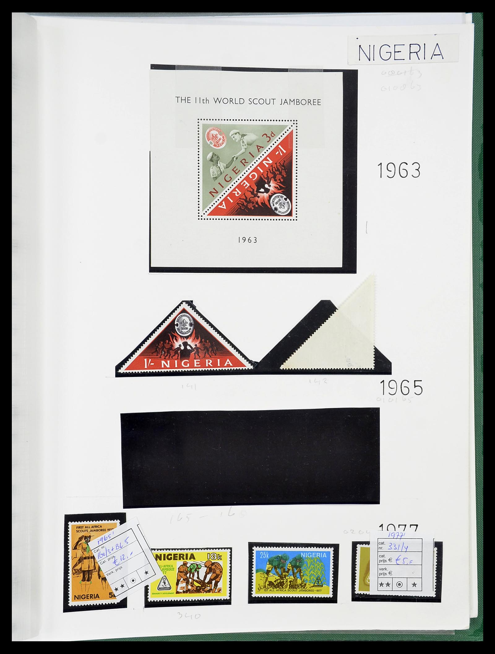 34516 137 - Postzegelverzameling 34516 Motief Scouting 1931-2007.