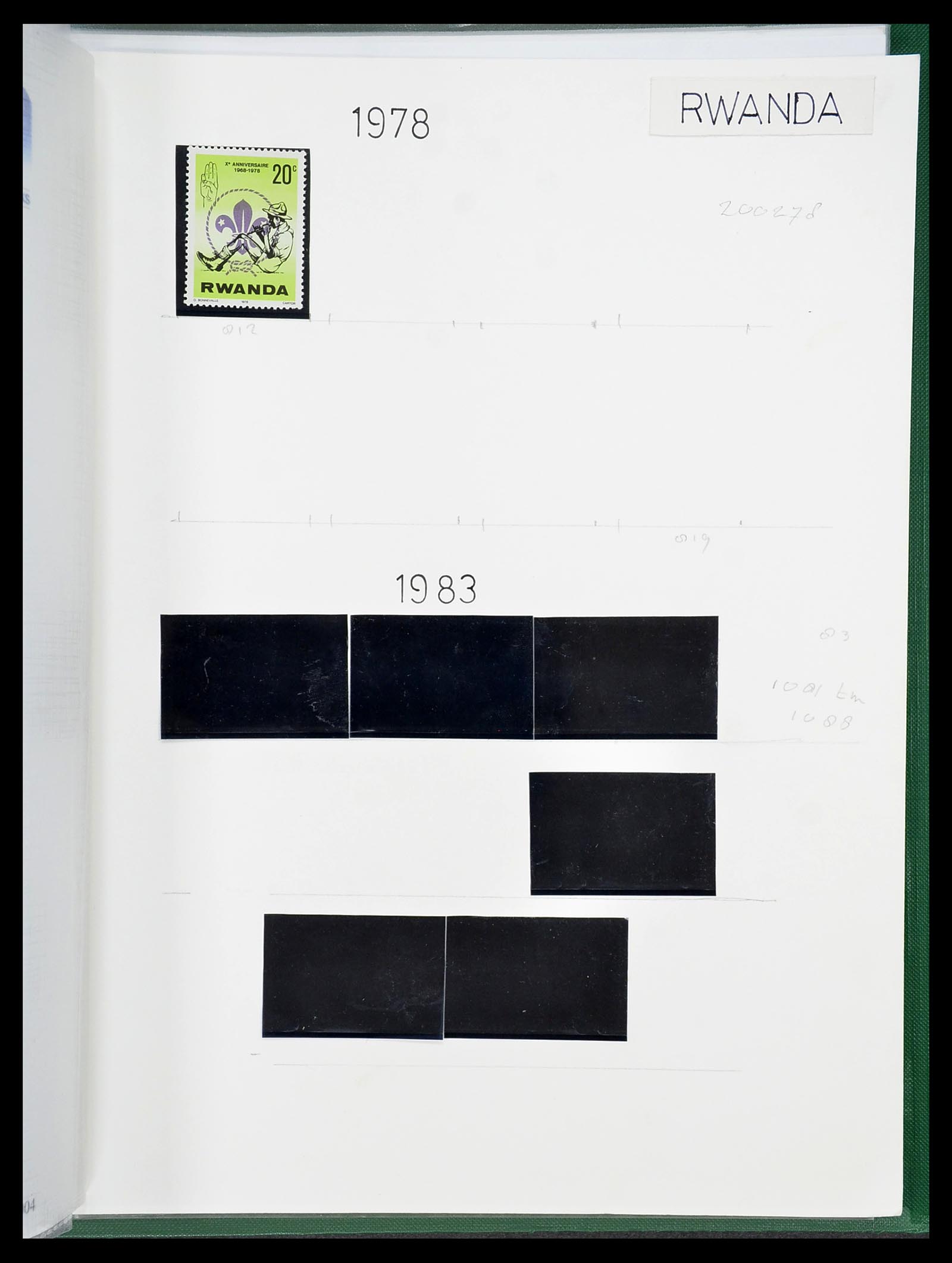 34516 138 - Postzegelverzameling 34516 Motief Scouting 1931-2007.