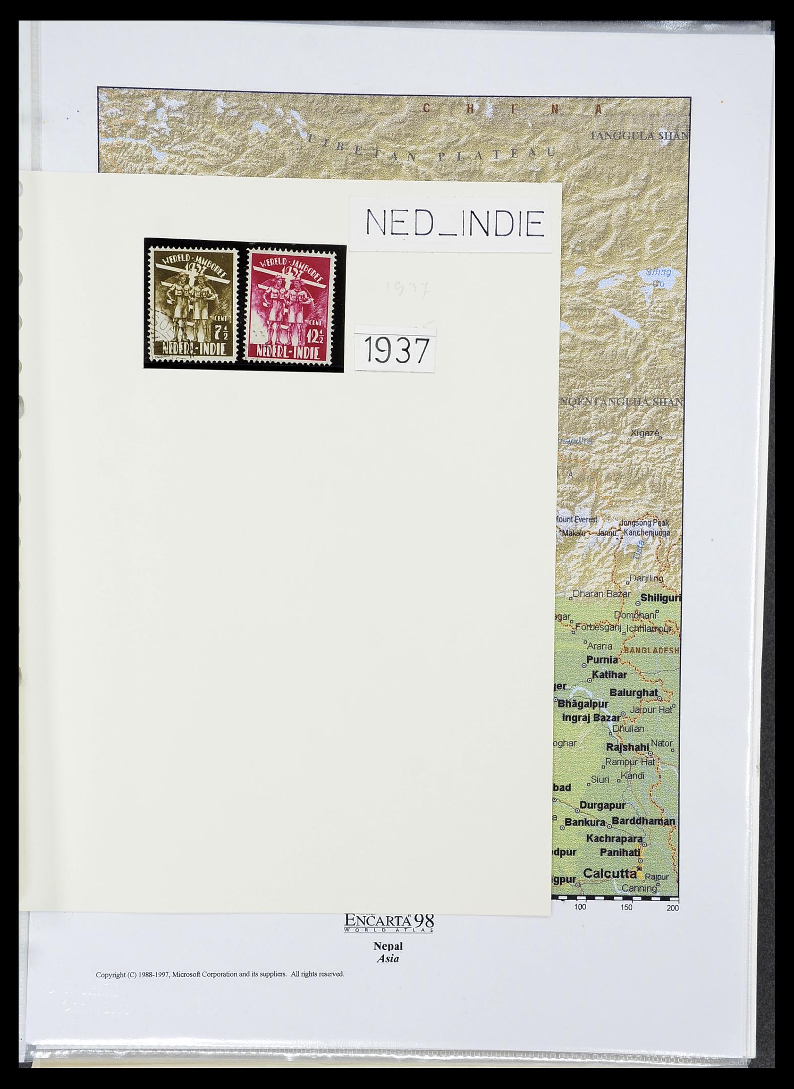 34516 139 - Postzegelverzameling 34516 Motief Scouting 1931-2007.