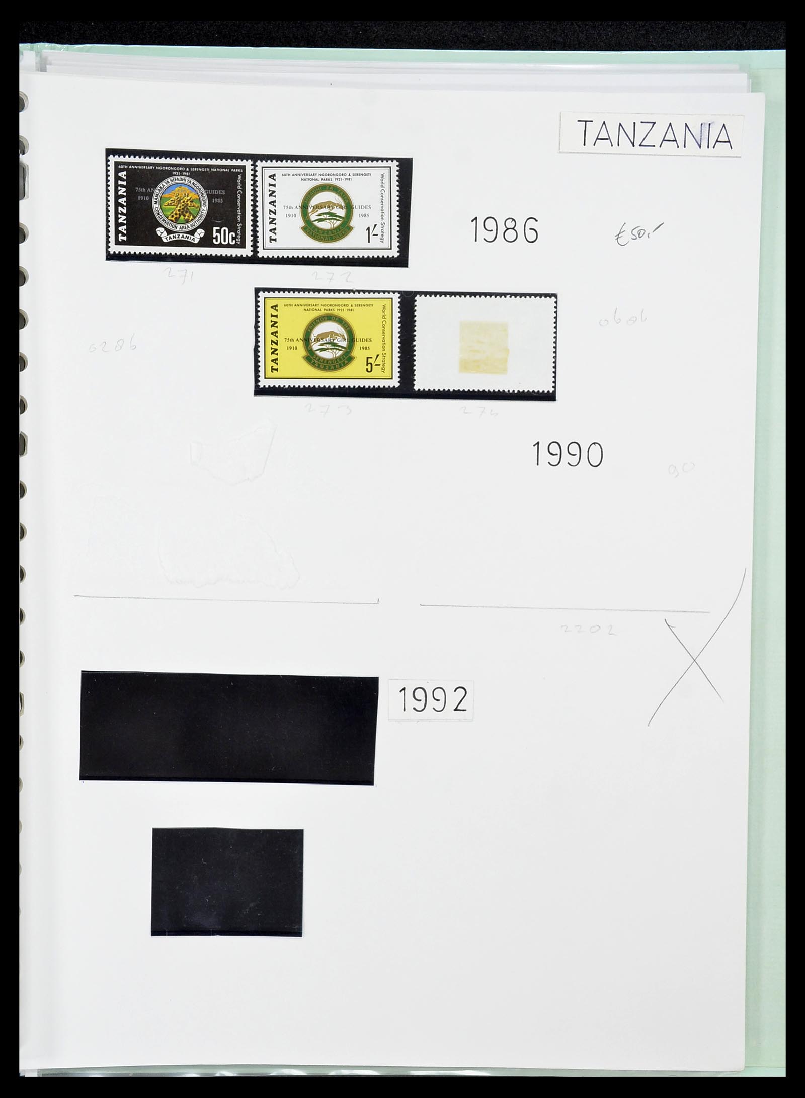34516 161 - Postzegelverzameling 34516 Motief Scouting 1931-2007.