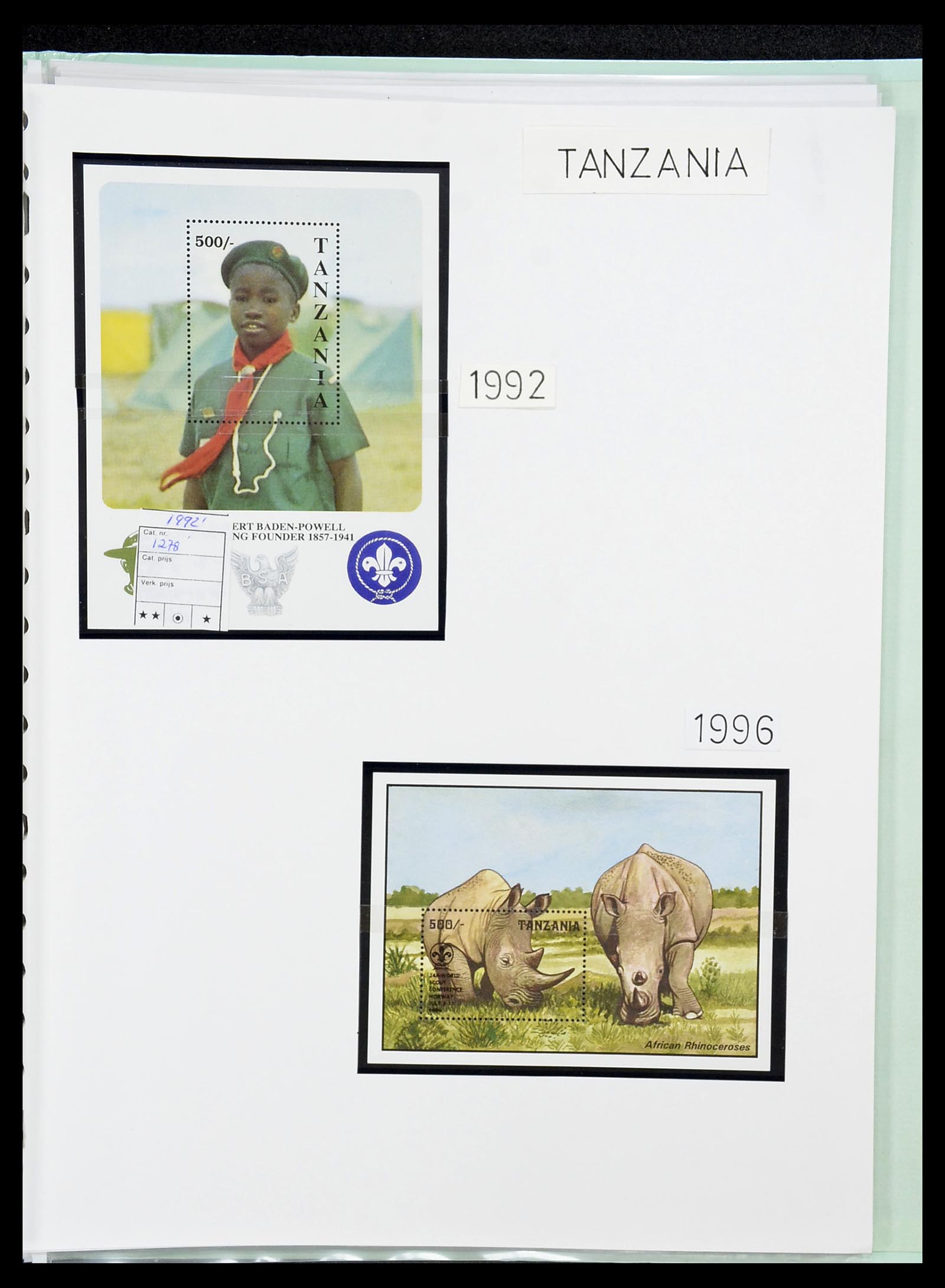 34516 162 - Postzegelverzameling 34516 Motief Scouting 1931-2007.