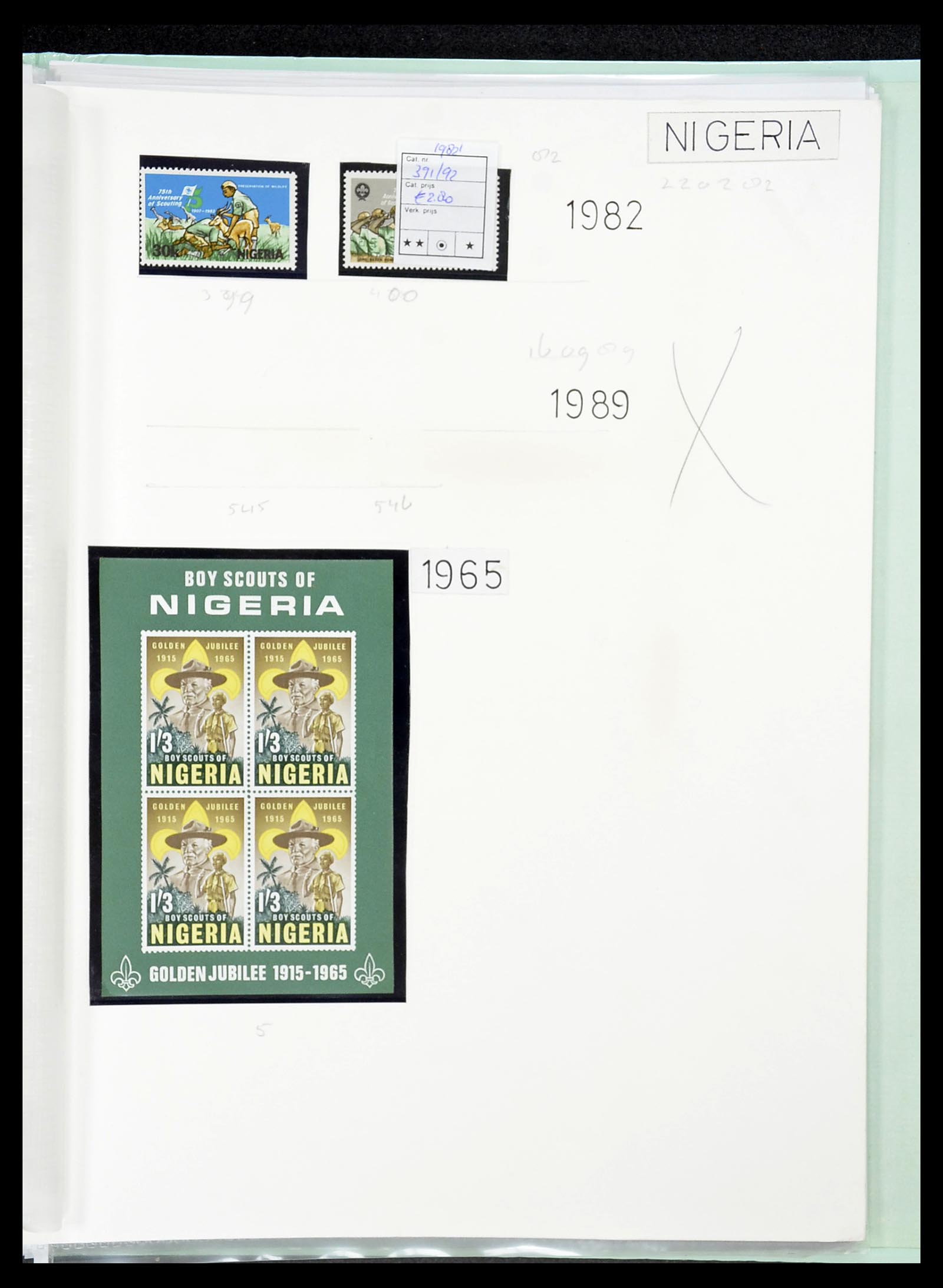 34516 164 - Stamp Collection 34516 Motif Scouting 1931-2007.