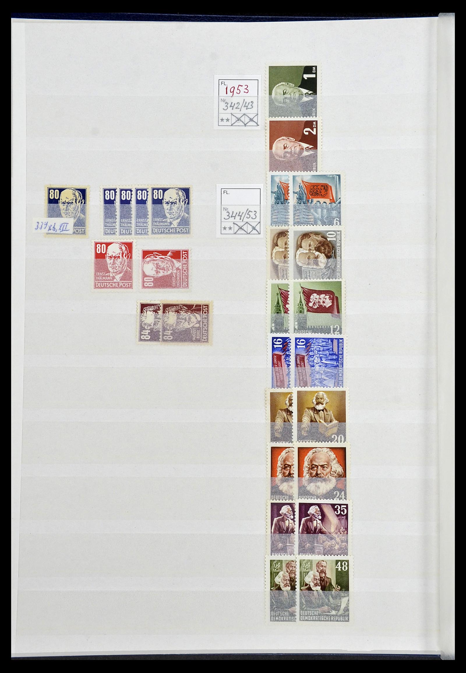 34517 006 - Stamp Collection 34517 GDR 1949-1990.