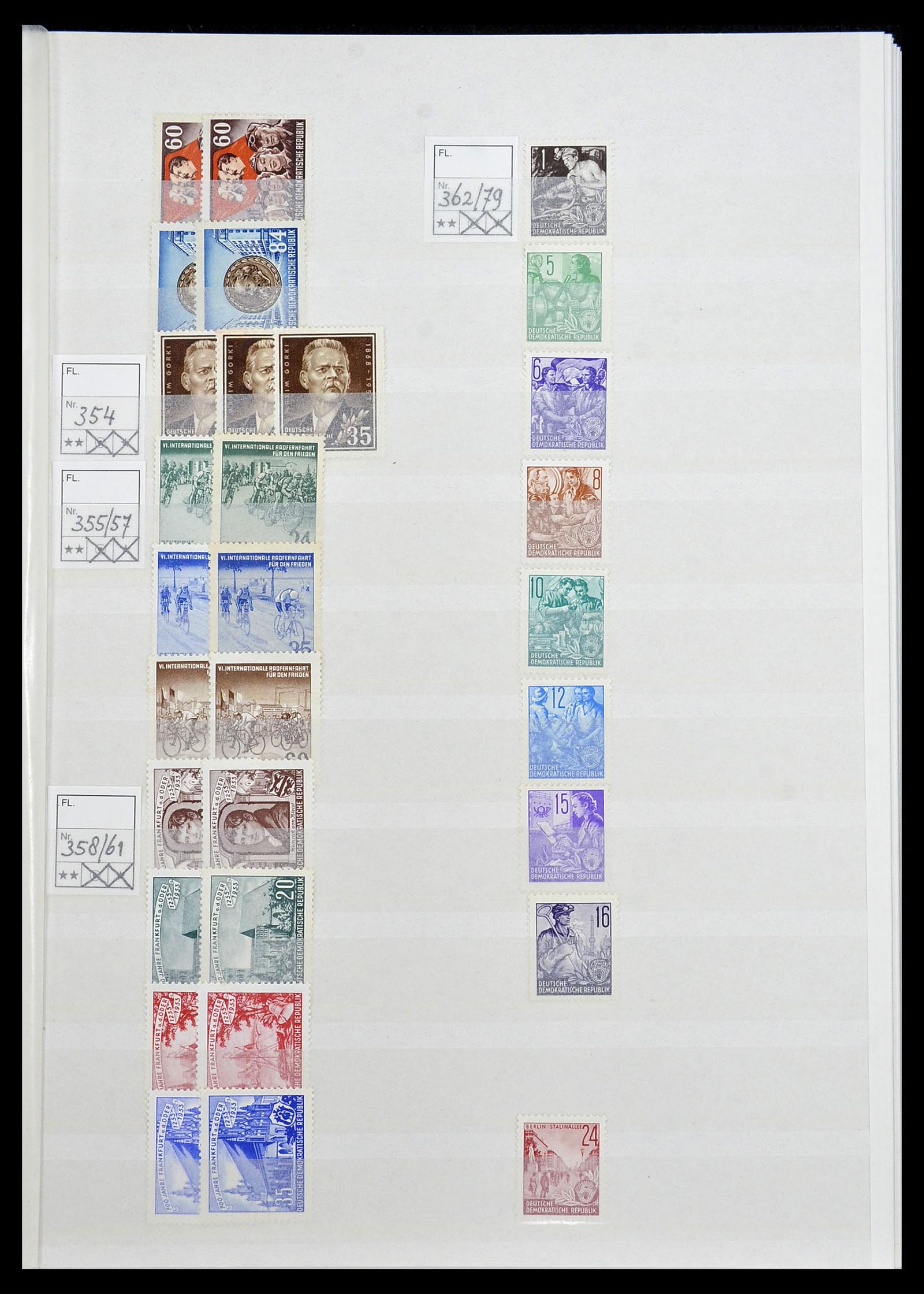 34517 007 - Stamp Collection 34517 GDR 1949-1990.