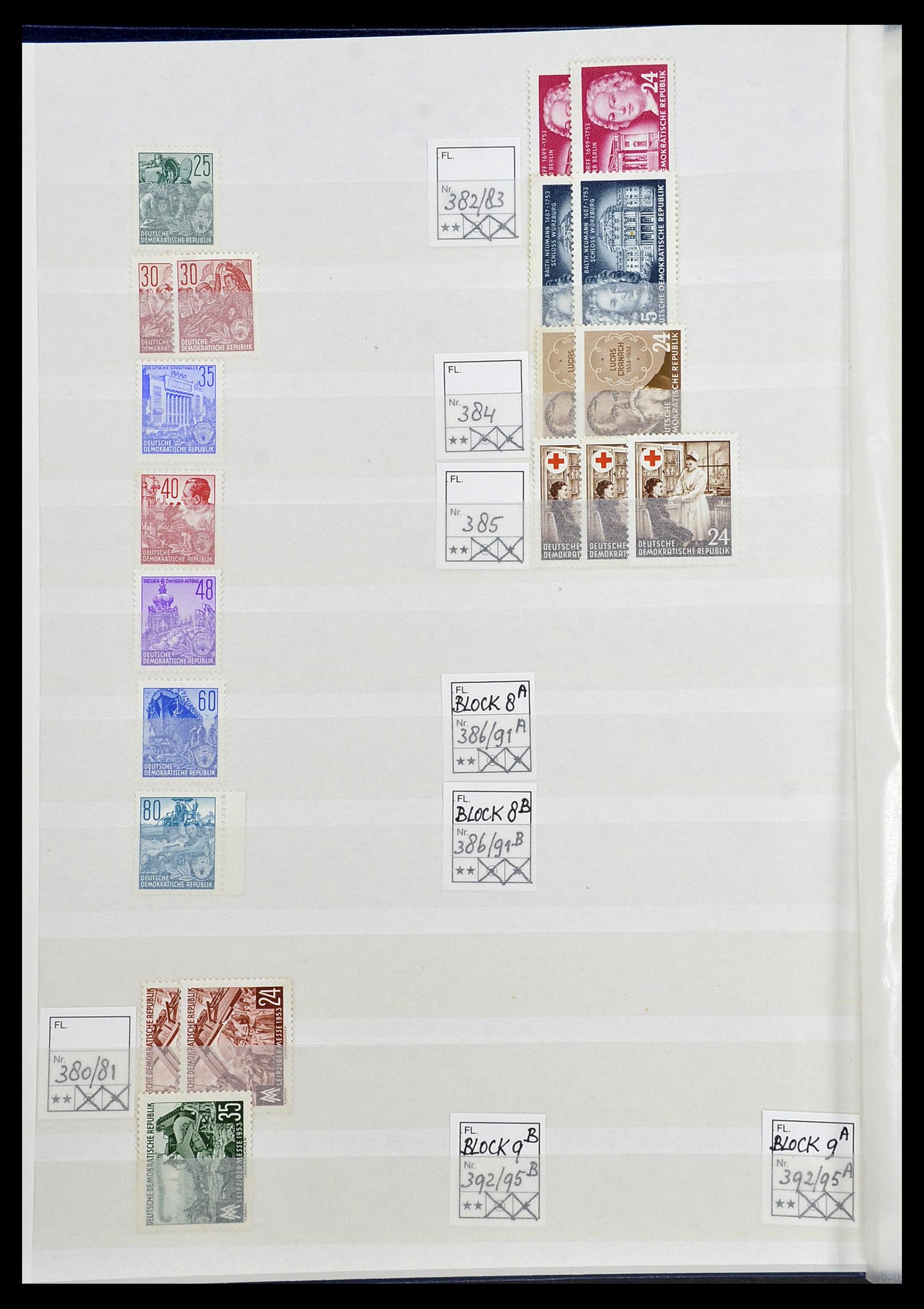 34517 008 - Stamp Collection 34517 GDR 1949-1990.