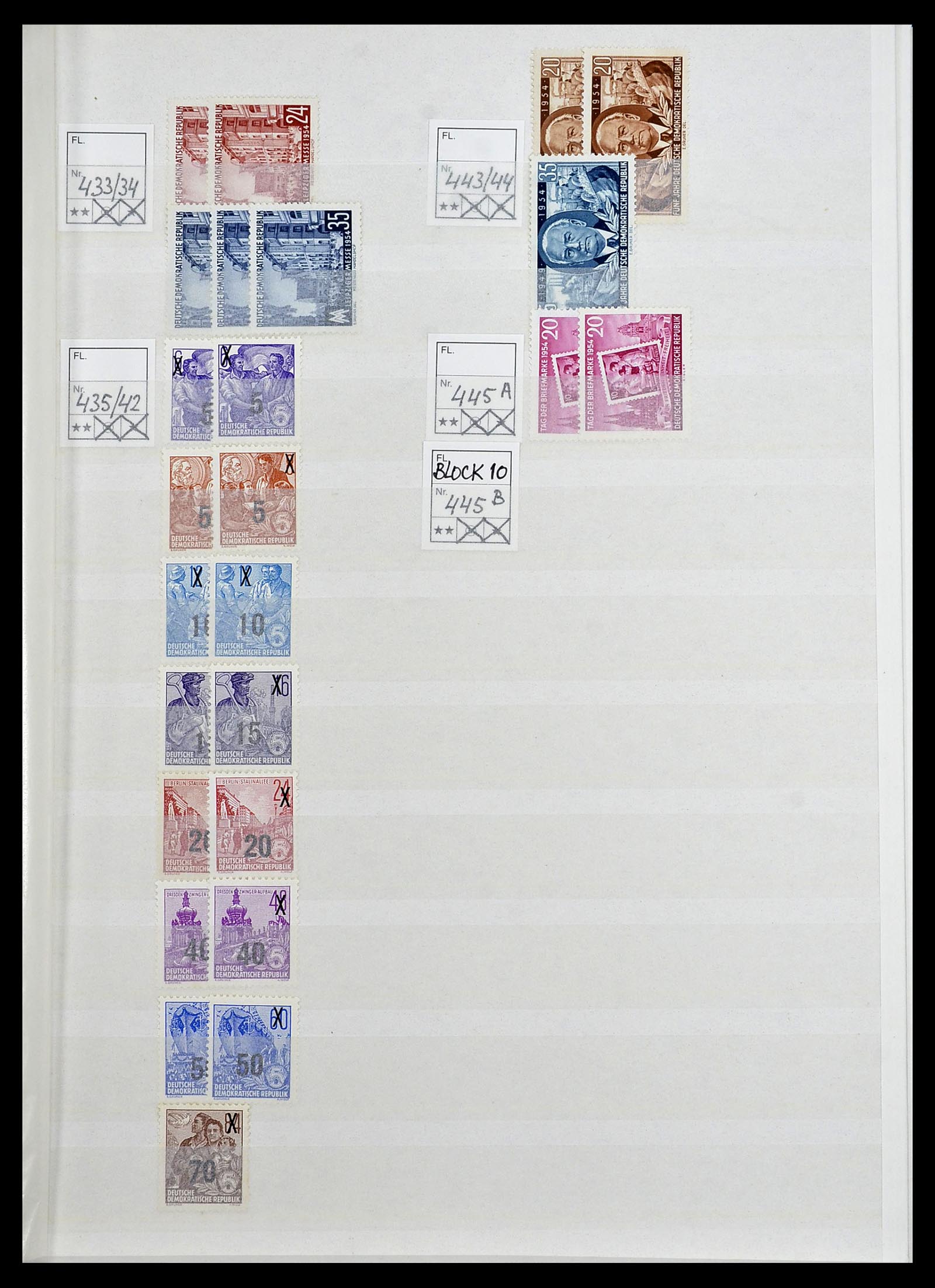 34517 011 - Stamp Collection 34517 GDR 1949-1990.