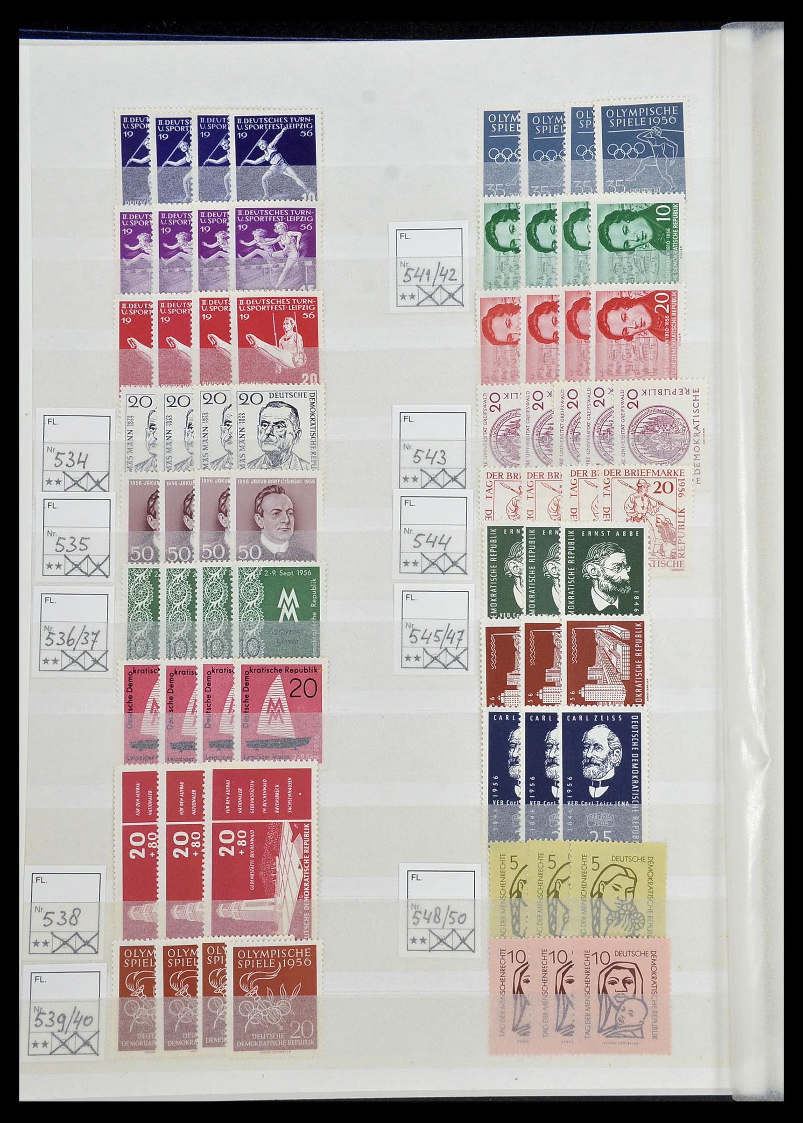 34517 016 - Stamp Collection 34517 GDR 1949-1990.