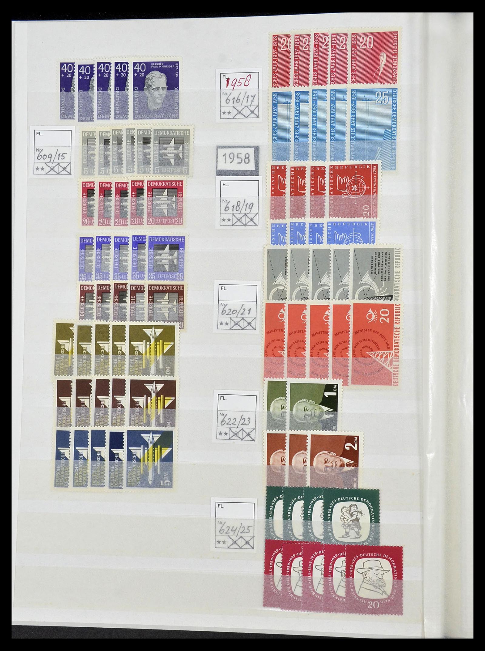 34517 020 - Stamp Collection 34517 GDR 1949-1990.