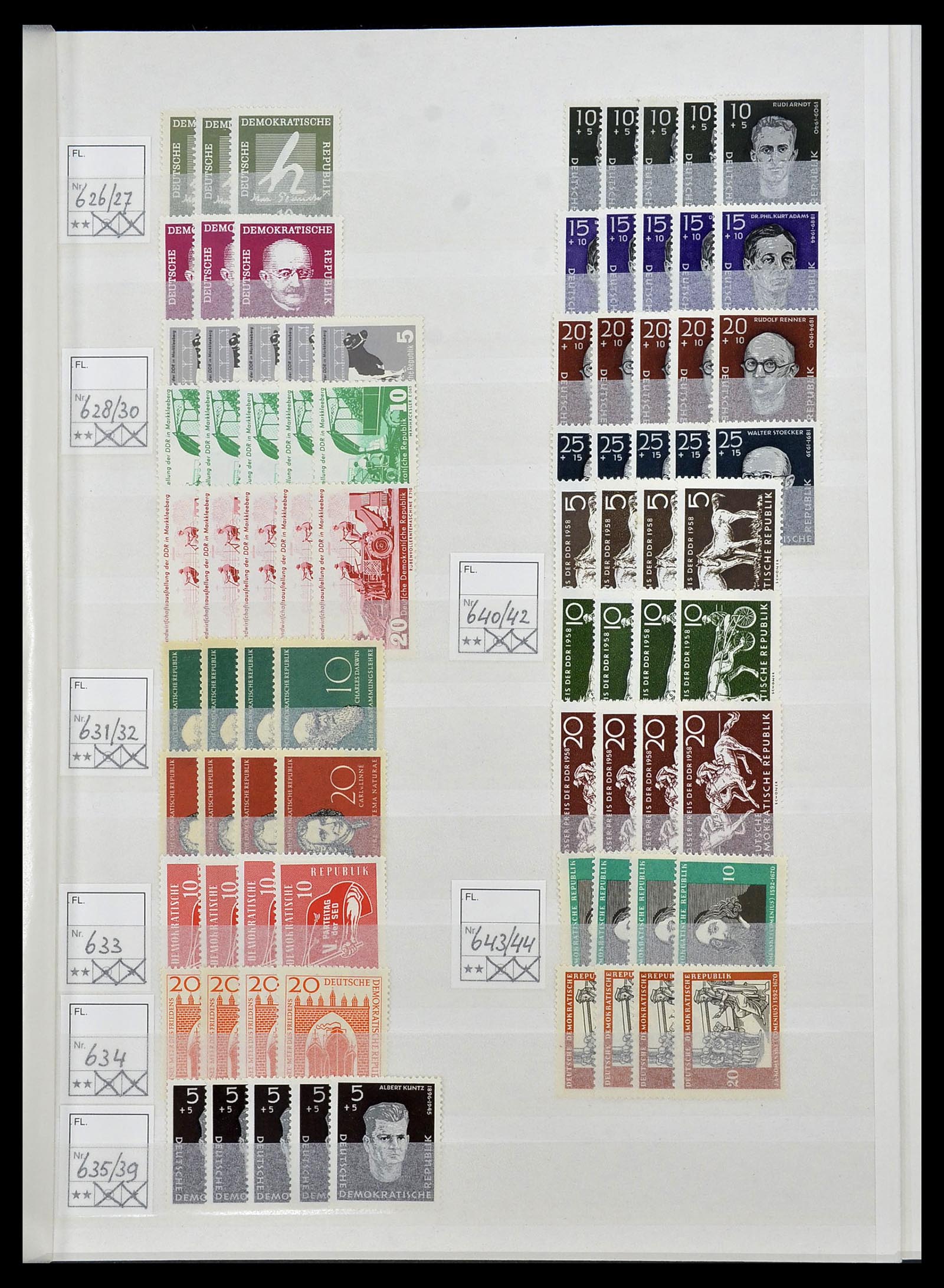 34517 021 - Postzegelverzameling 34517 DDR 1949-1990.