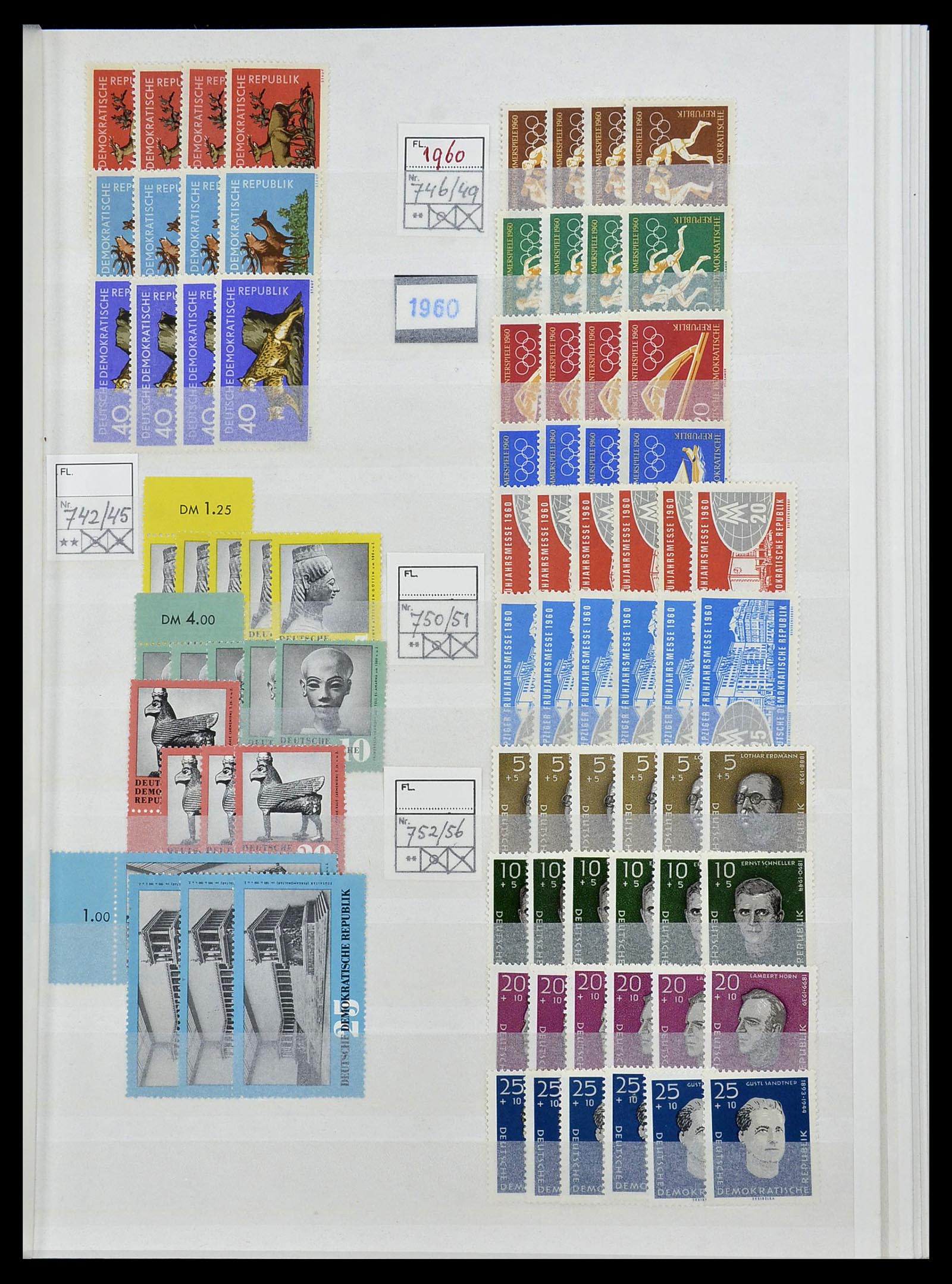 34517 027 - Postzegelverzameling 34517 DDR 1949-1990.
