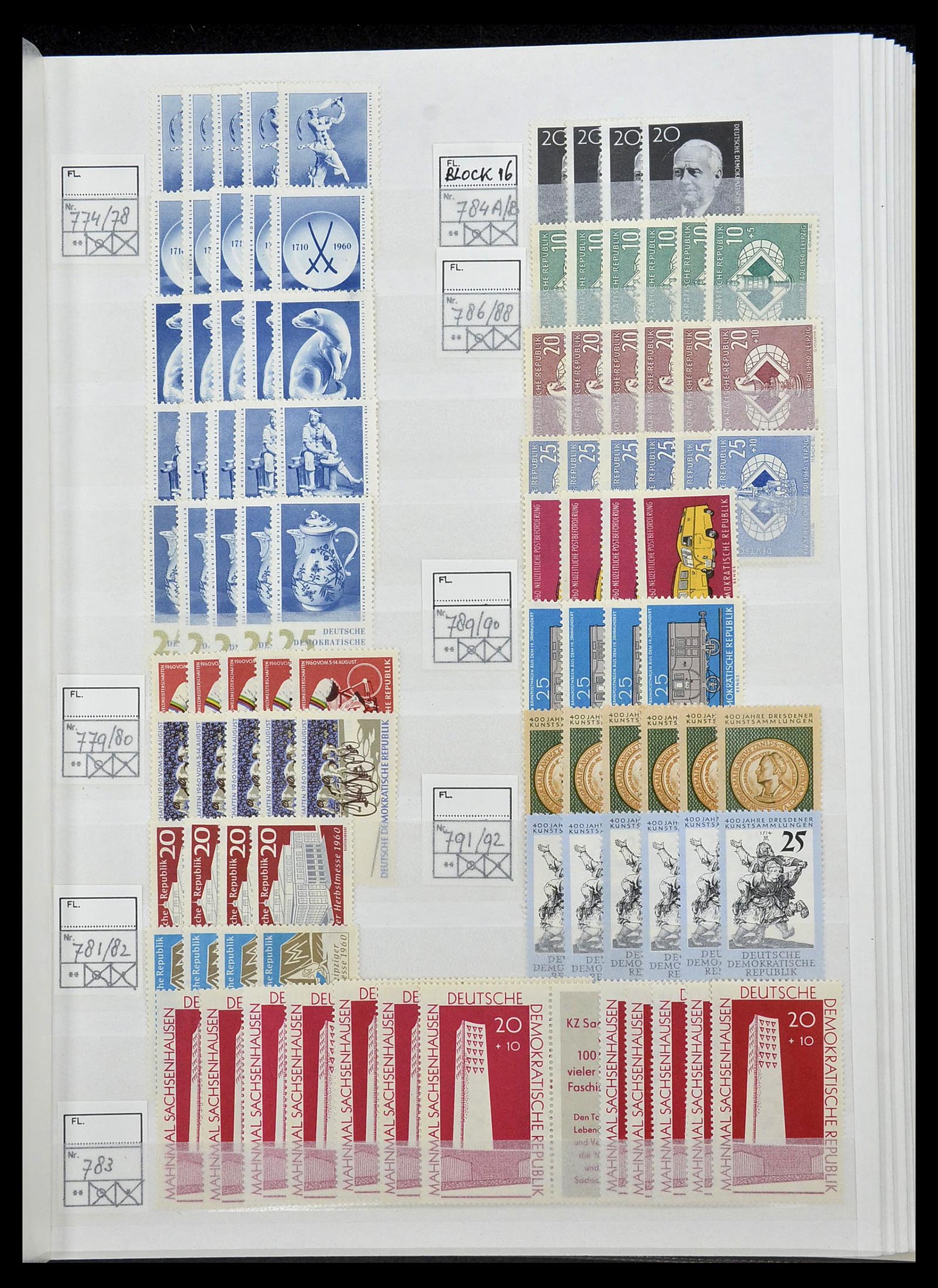 34517 029 - Postzegelverzameling 34517 DDR 1949-1990.
