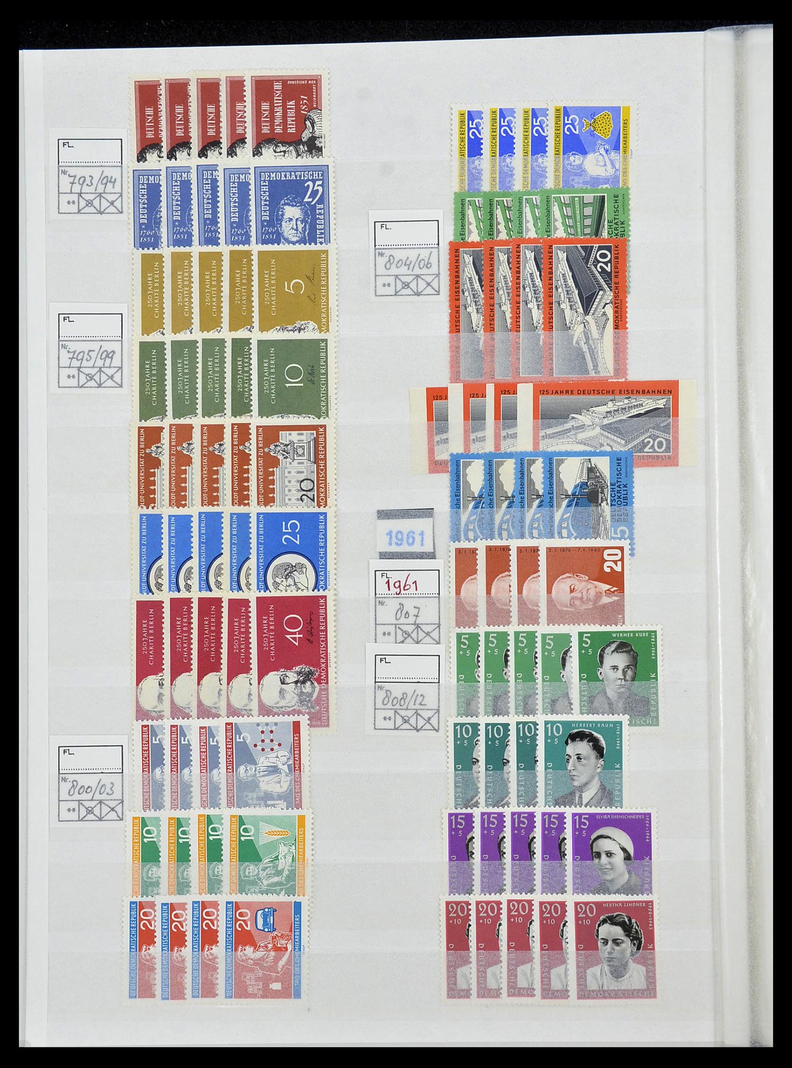 34517 030 - Stamp Collection 34517 GDR 1949-1990.