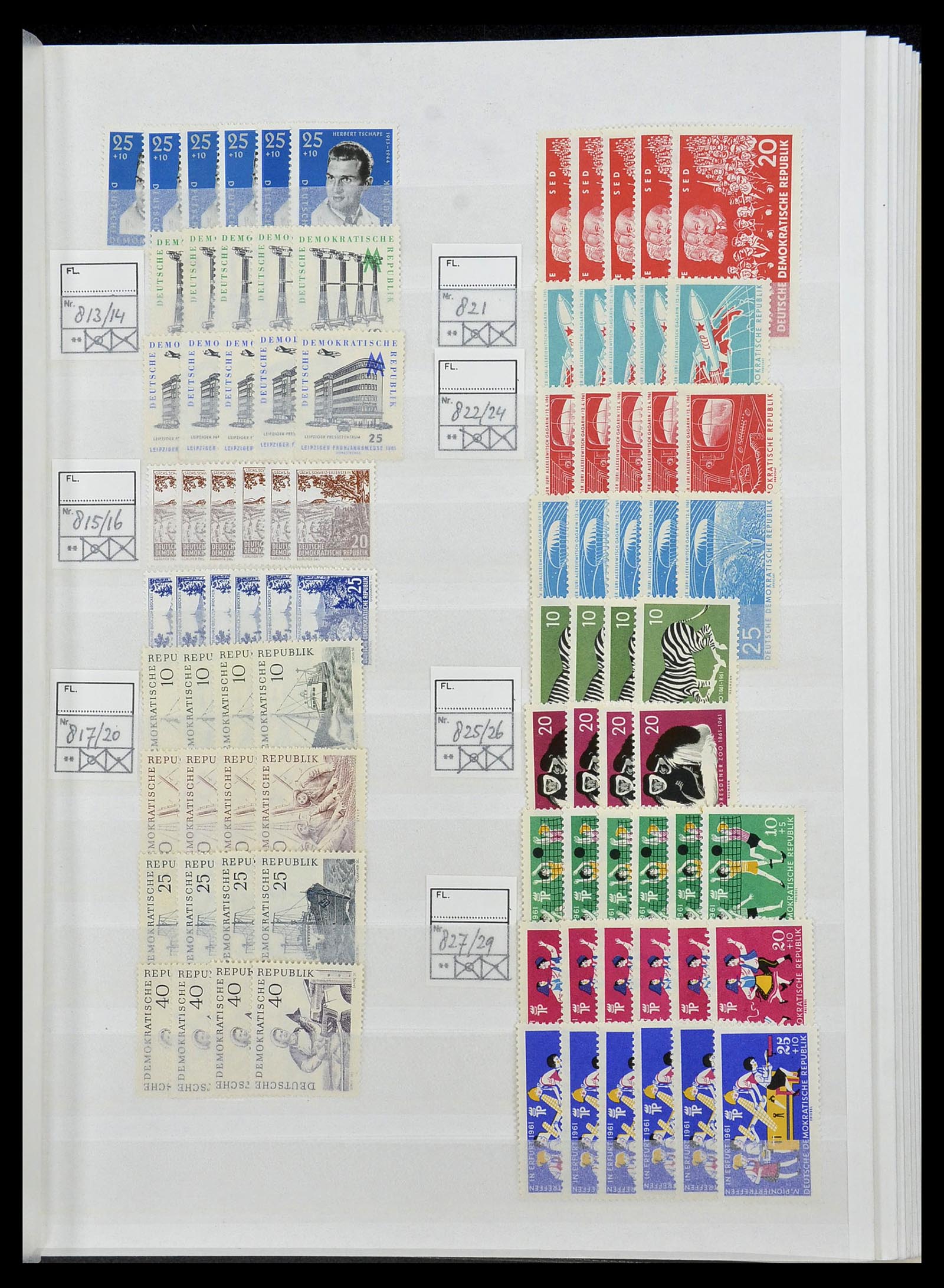 34517 031 - Postzegelverzameling 34517 DDR 1949-1990.