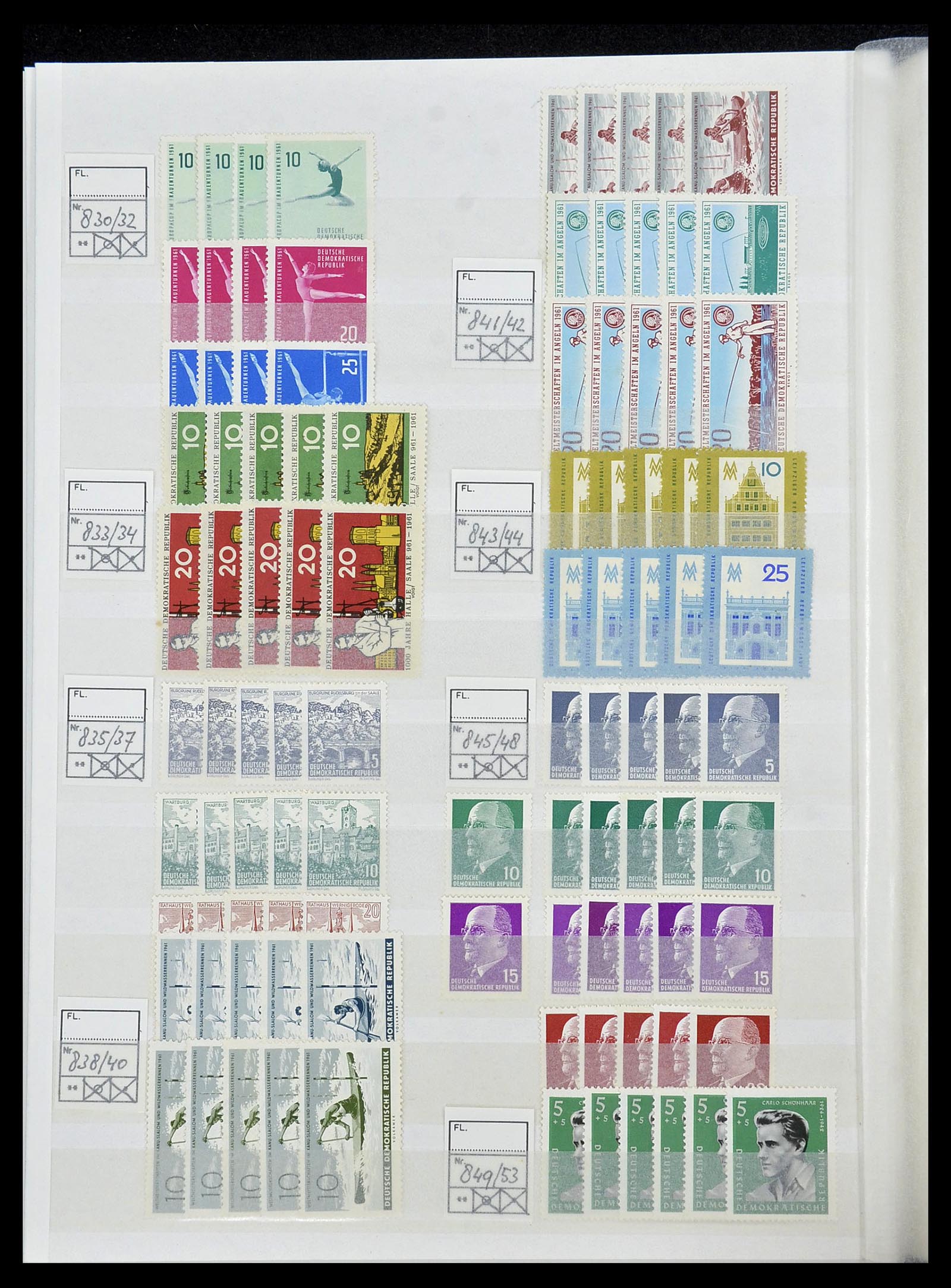 34517 032 - Postzegelverzameling 34517 DDR 1949-1990.