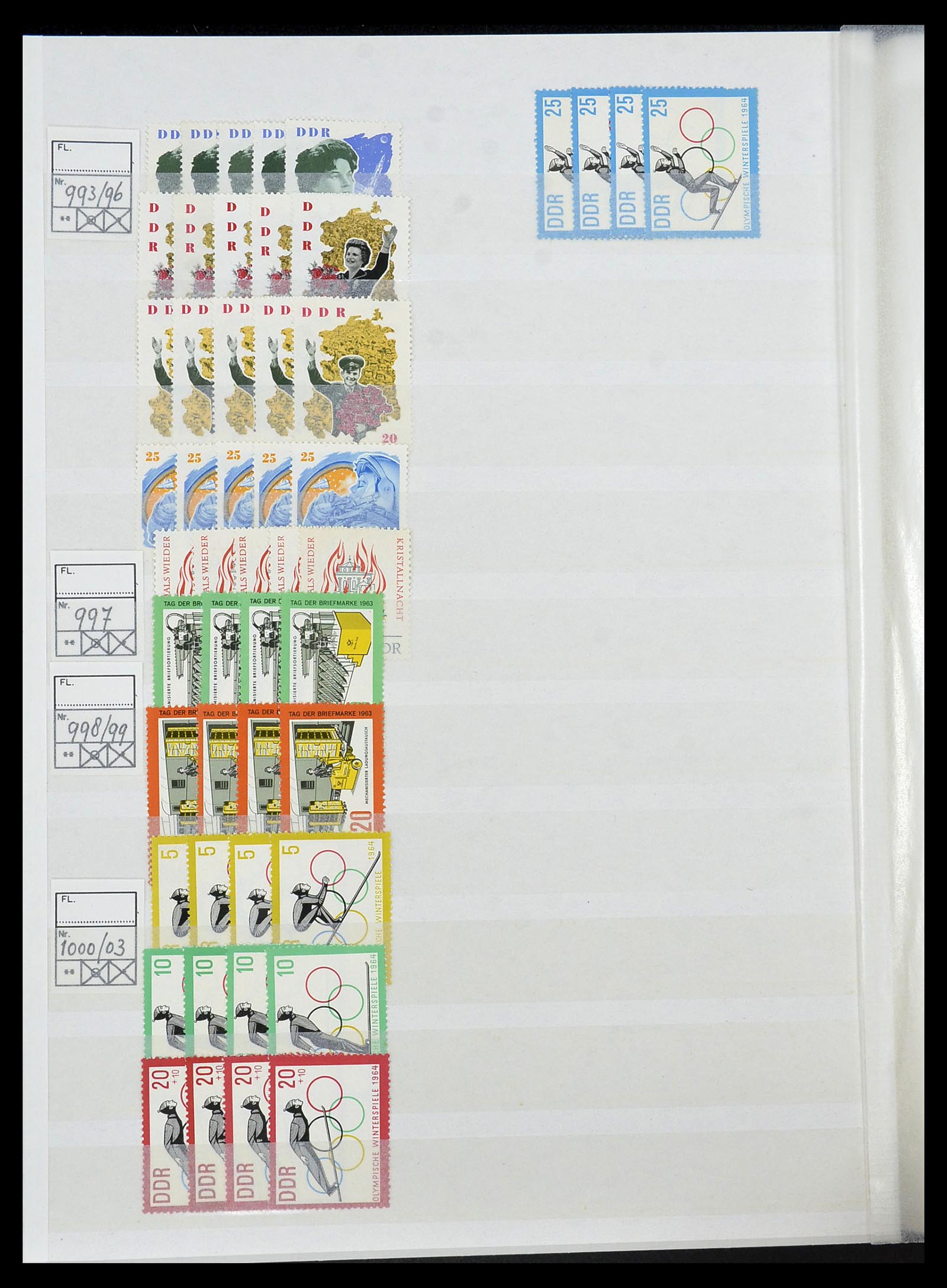 34517 040 - Postzegelverzameling 34517 DDR 1949-1990.