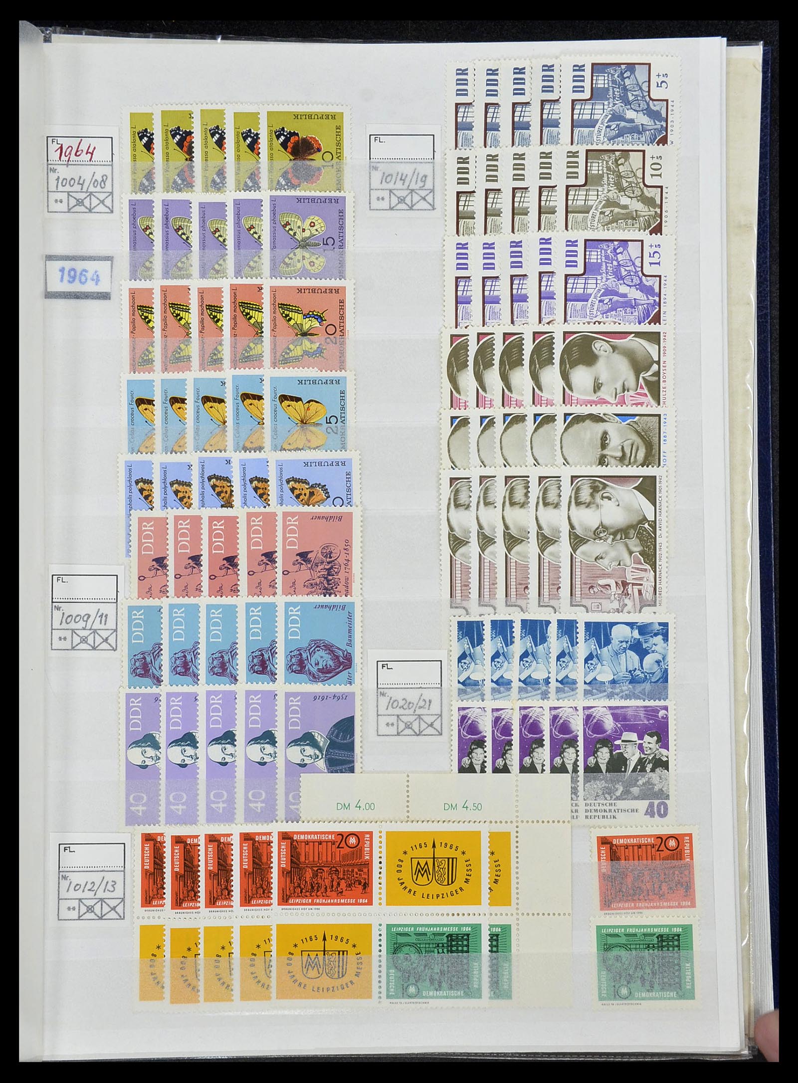 34517 041 - Postzegelverzameling 34517 DDR 1949-1990.